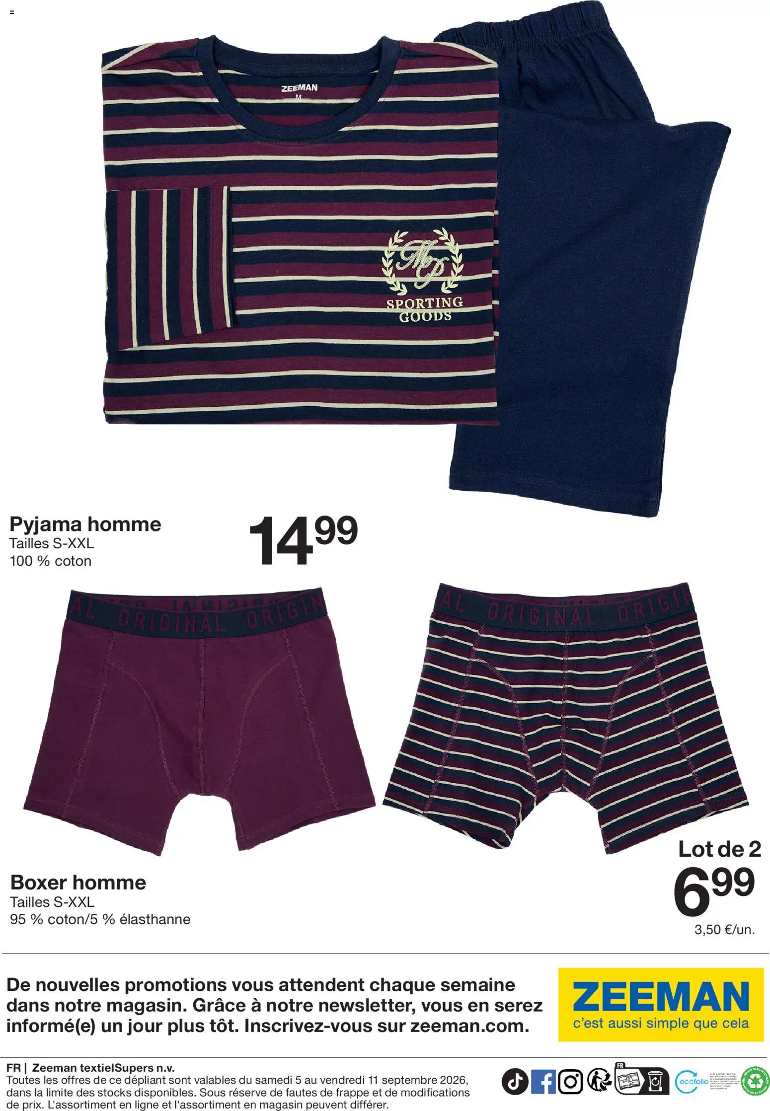 {H1} | Page: 17 | Produits: Coton, Pyjama homme, Pyjama