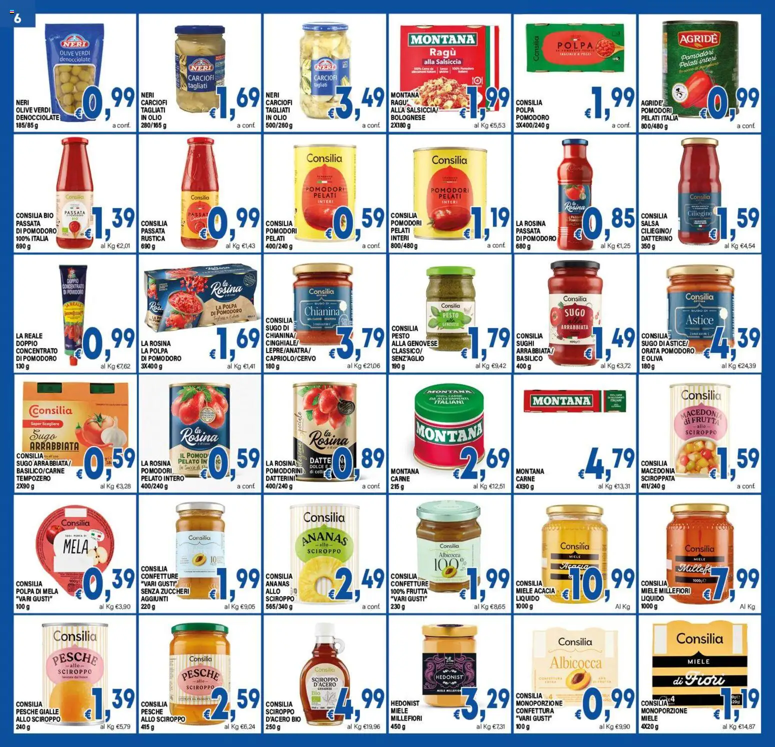 Volantino DEM del 19/10/2026 | Pagina: 6 | Prodotti: Pomodorini, Olio, Olive, Pesto