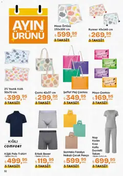 23 Temmuz 2026 tarihinden itibaren geçerli olan Migros kataloğu önizlemesi | Sayfa: 136 | Ürünler: Banyo, Laptop, Çanta, Banyo paspası
