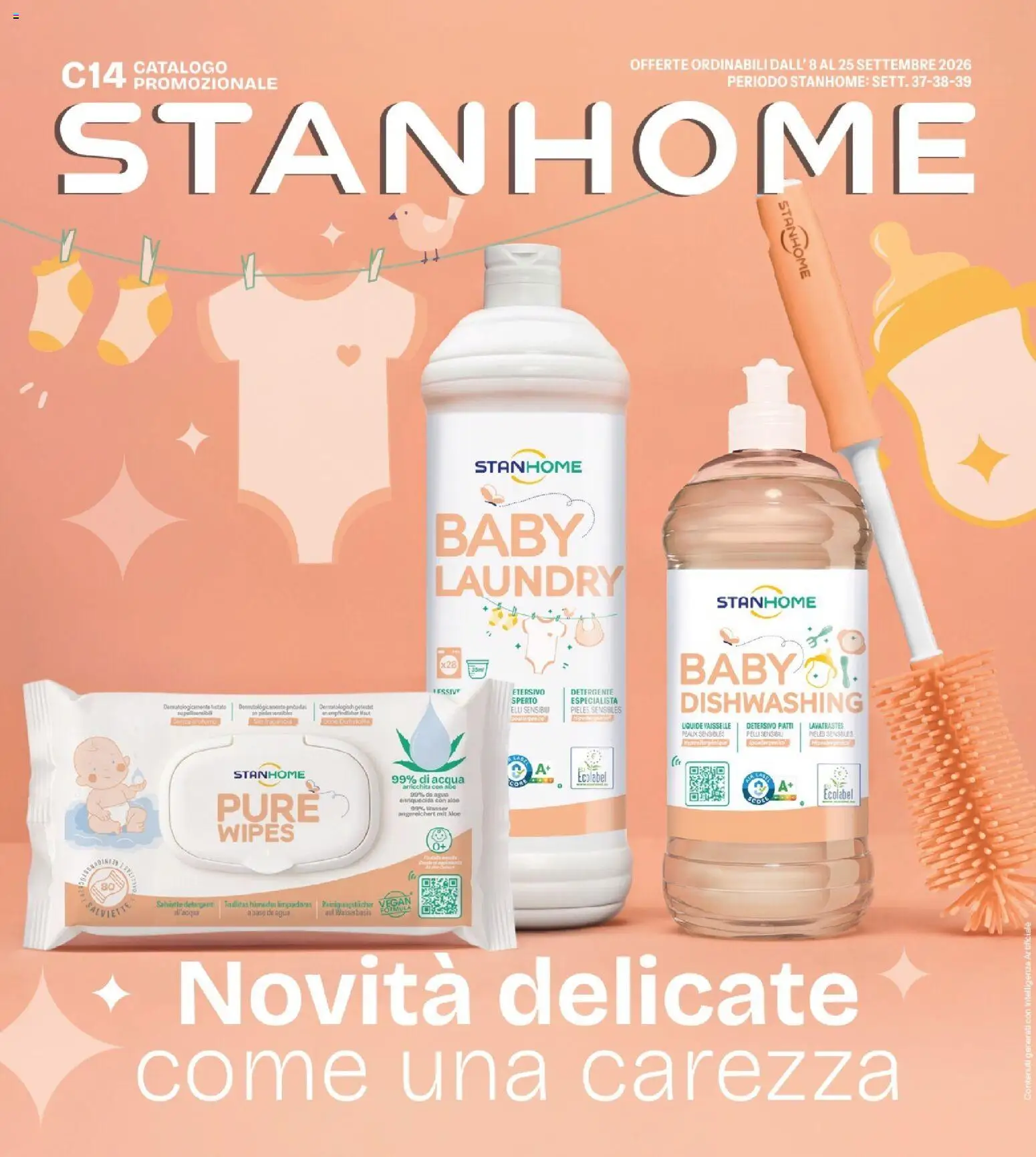 Volantino Stanhome del 08/09/2026 | Pagina: 2 | Prodotti: Vegan, Detergente, Acqua