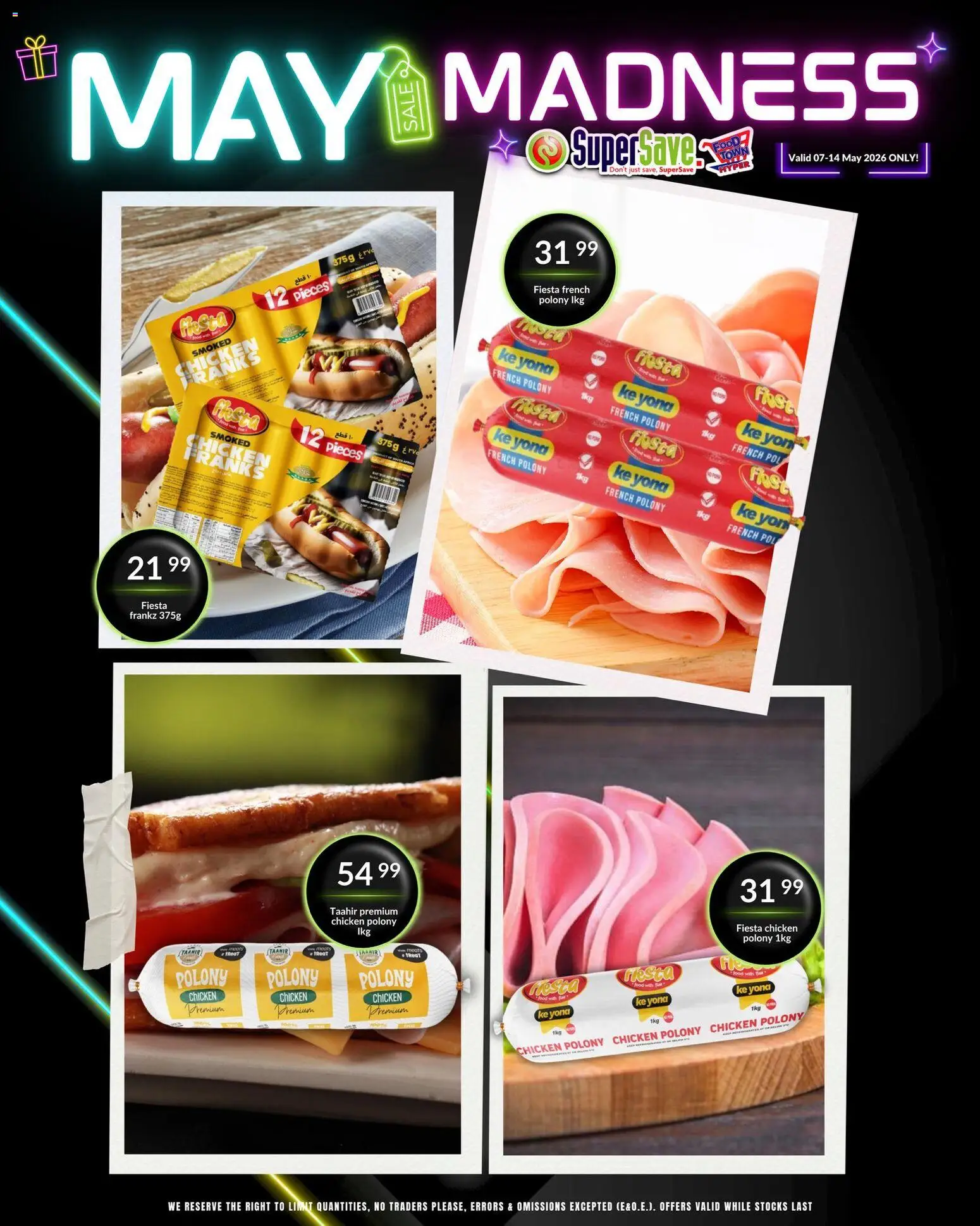 New Super Save catalogue – valid from 07.05.2026 | Page: 14 | Products: Polony, Chicken