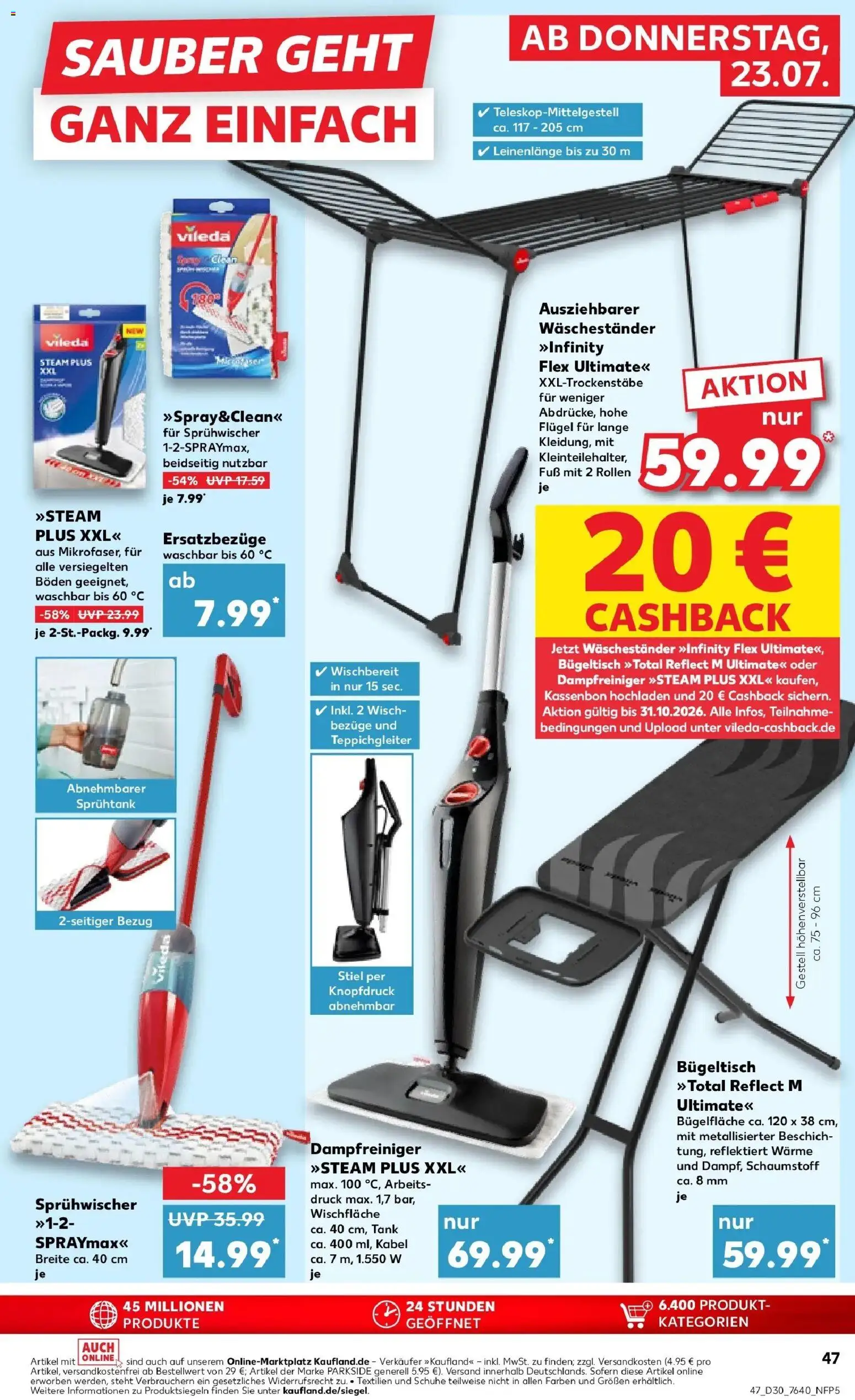Kaufland Prospekt Lippstadt – gültig ab 20.07.2026 | Seite: 56 | Produkte: Kabel, Waschestander