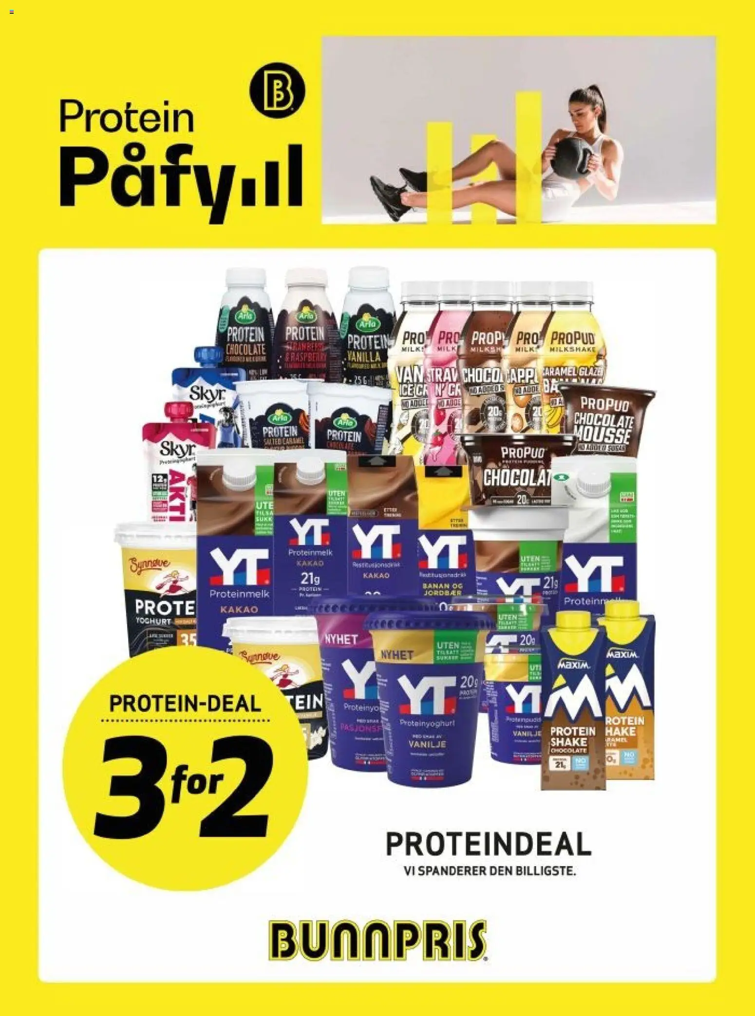 {H1} | Side: 16 | Produkter: Jordbær, Proteinyoghurt, Kakao, Skyr