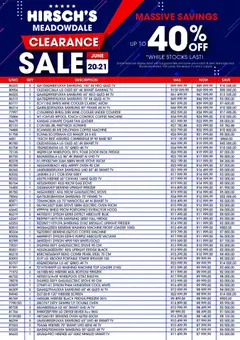 Hirsch's specials catalogue – valid from 20.06.2026