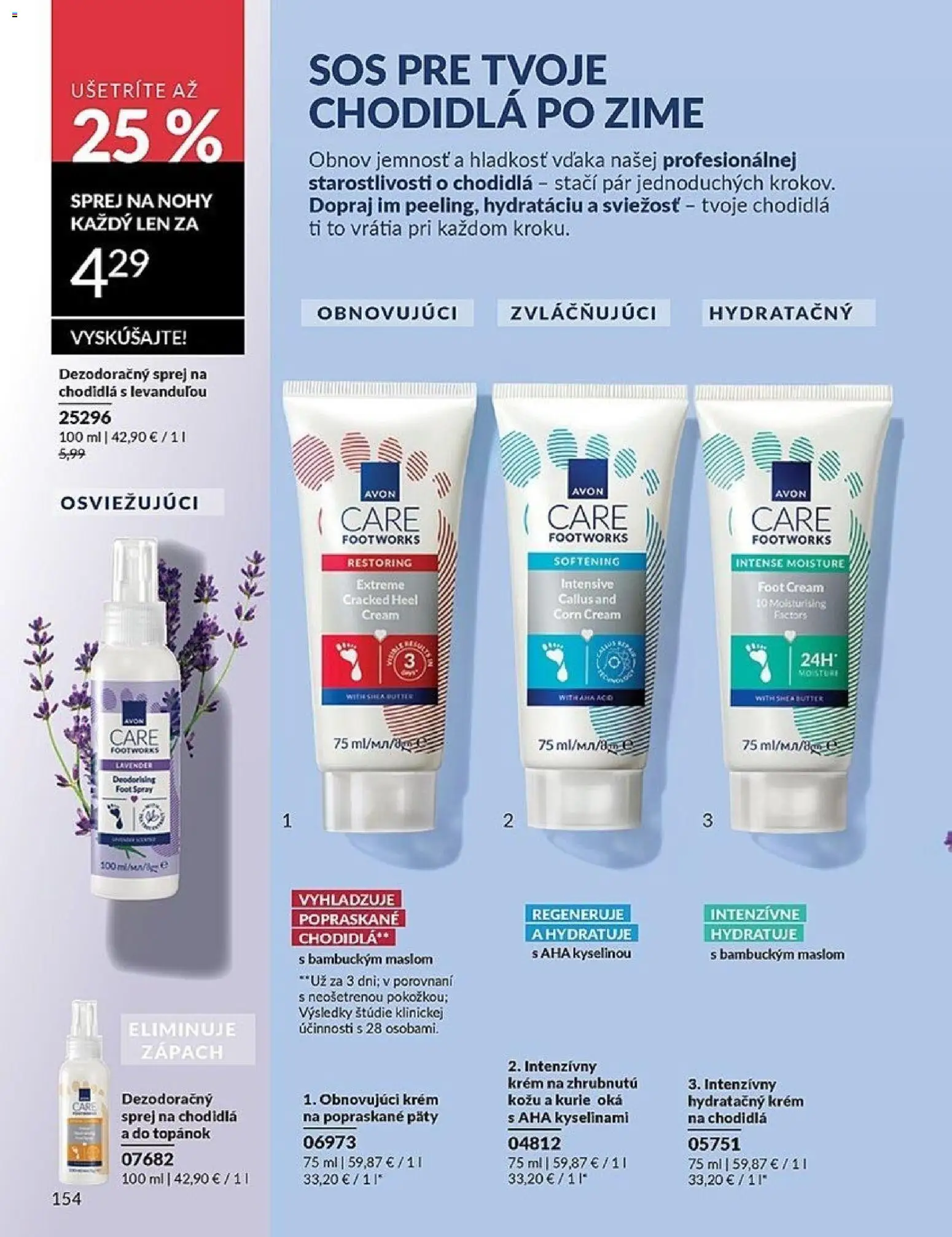 Nové Avon akcie – leták je platný od 01.03.2026 | Strana: 154 | Produkty: Krém