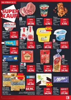 Náhled letáku FARMLAND Ovoce sušené, mrazem různé druhy 30 g od 23.09.2026 | Strana: 6 | Produkty: Sýr, Jahody, Margarín Flora, Margarín