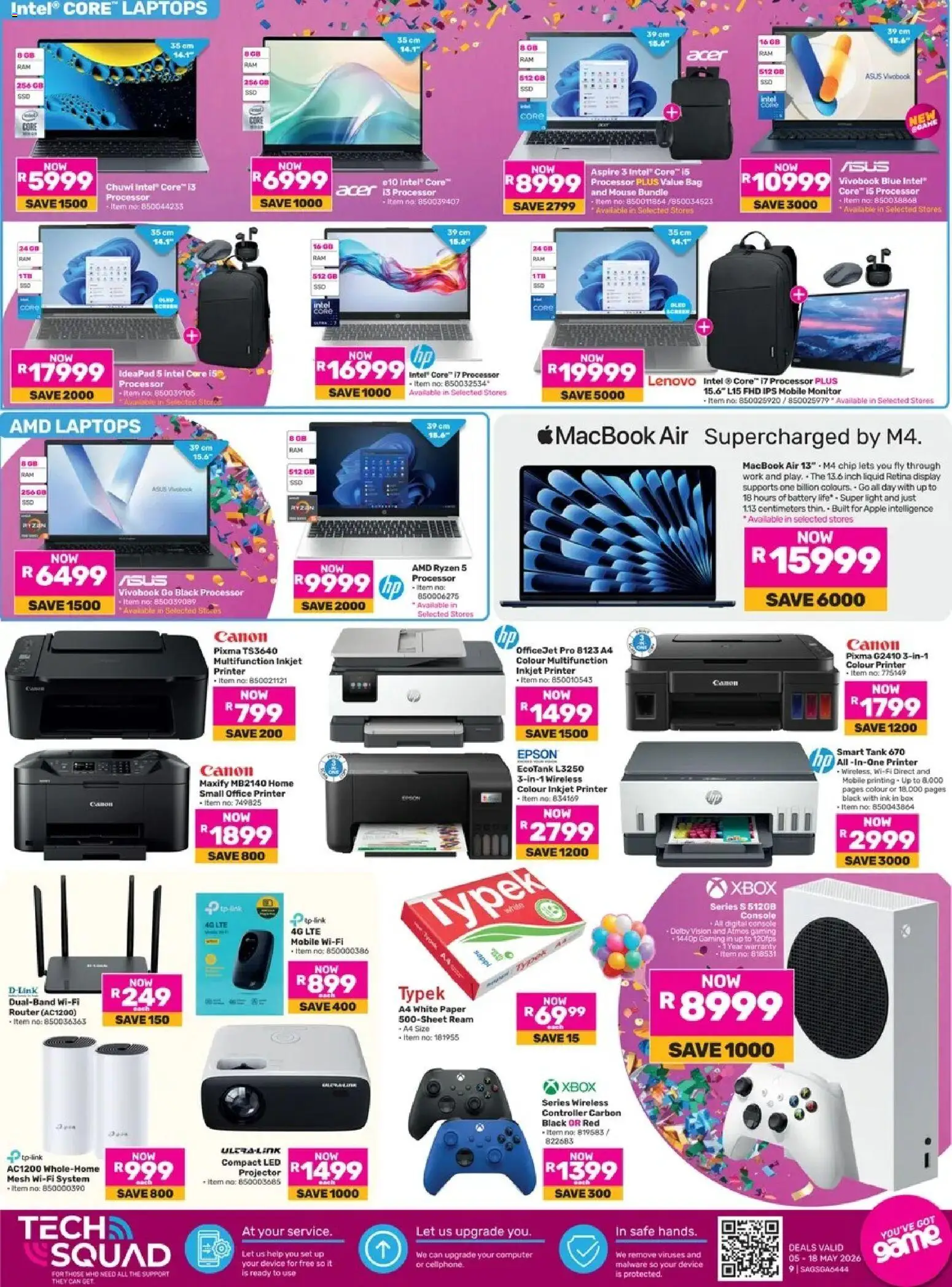 New Game catalogue – valid from 05.05.2026 | Page: 6 | Products: Xbox, Bag, Tank, Light