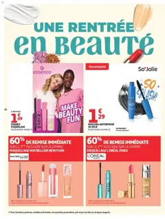 Auchan - Prévisualisation de MASCARA WATERPROOF SO JOLIE, MASCARA WATERPROOF SO JOLIE valide à partir de 01/09/2026 | Page: 26 | Produits: Maquillage, Mascara