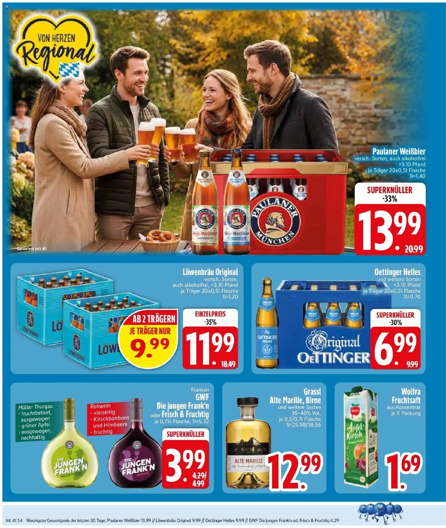 Edeka Prospekt Aidenbach (ab 05.10.2026) » Angebote Online | Seite: 6 | Produkte: Äpfel, Oettinger, Birne, Fruchtsaft