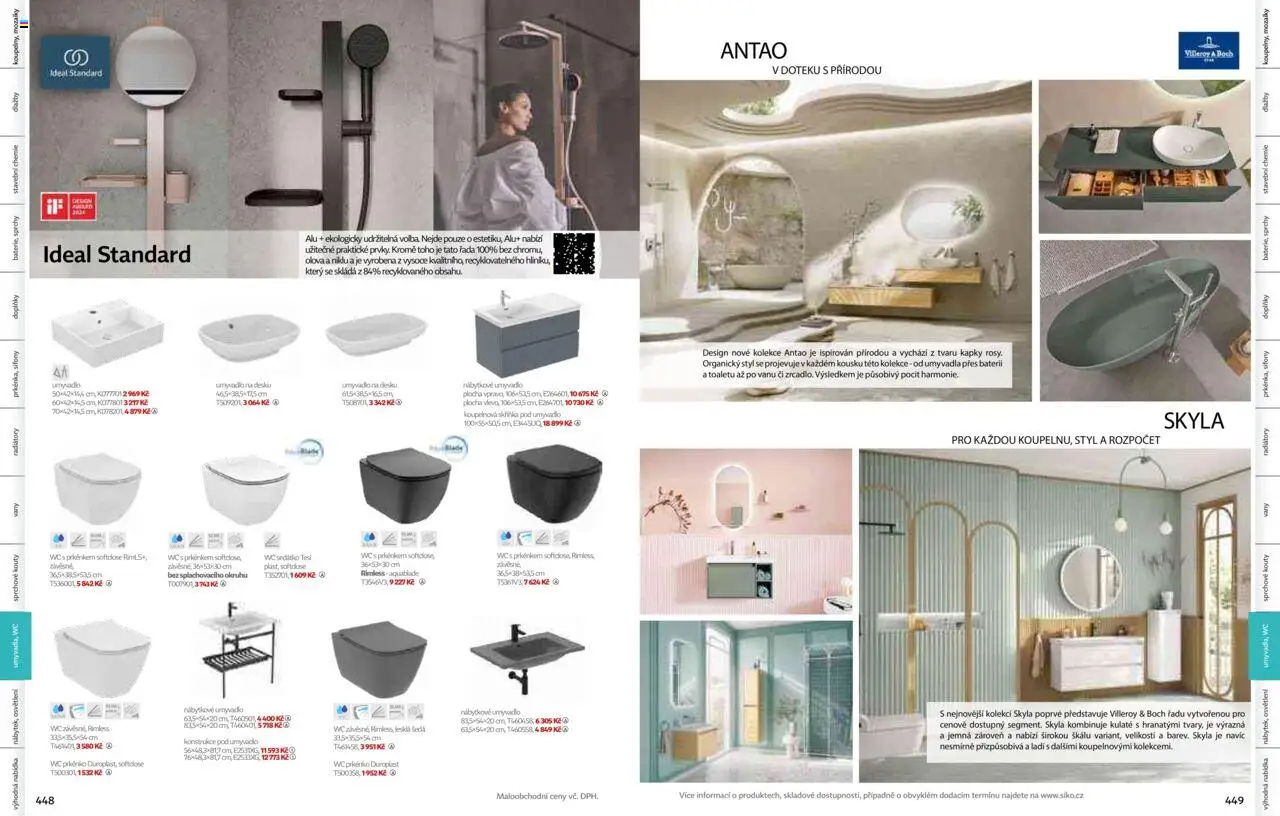 Siko koupelny katalog Koupelny 2025/2026 od 14.10.2025 | Strana: 227 | Produkty: Osvětlení, Umyvadlo, Wc, Prkénko