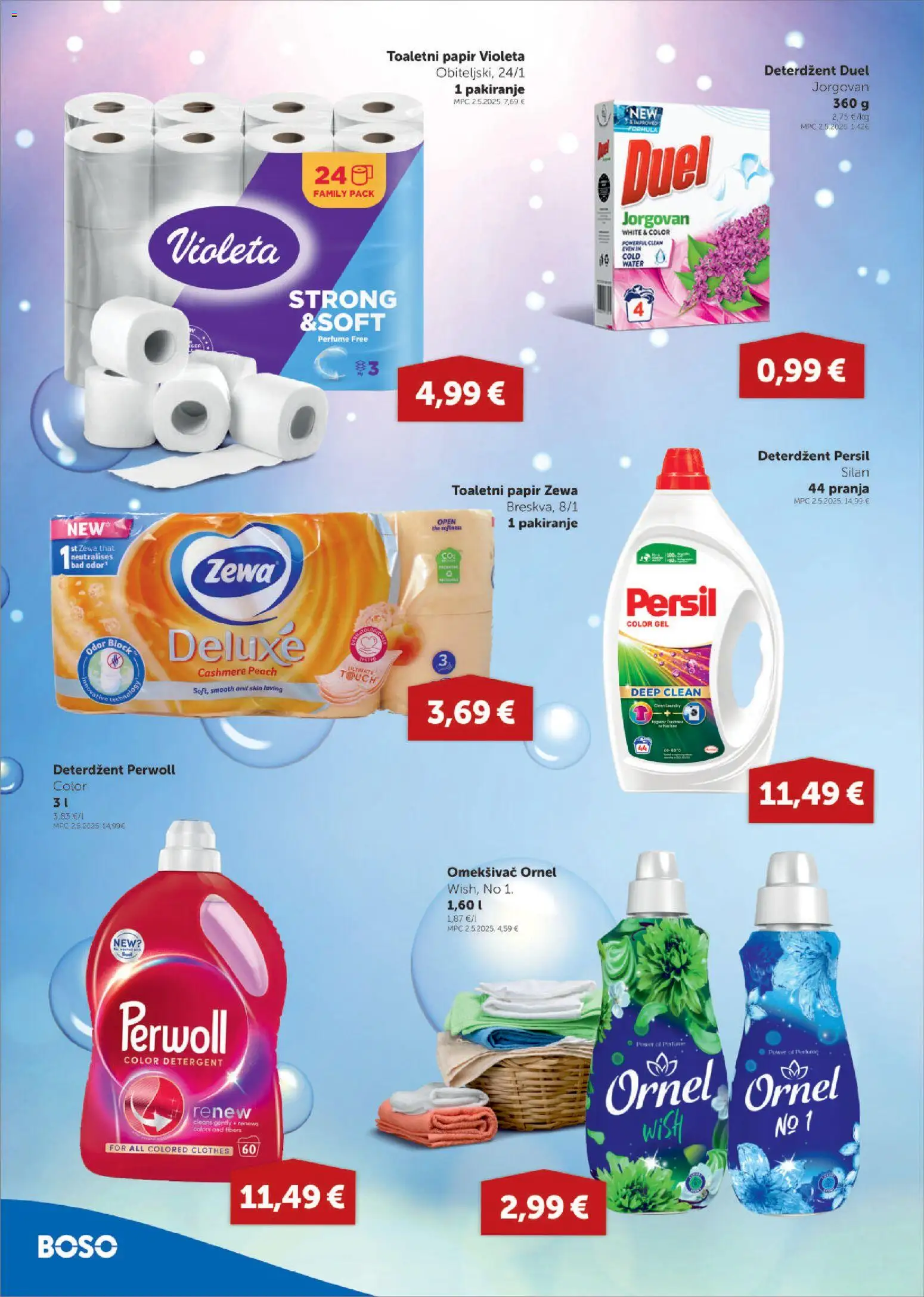 Boso katalog | vrijedi od 12.03.2026 | Stranica: 14 | Proizvodi: Omekšivač, Deterdžent, Zewa, Violeta