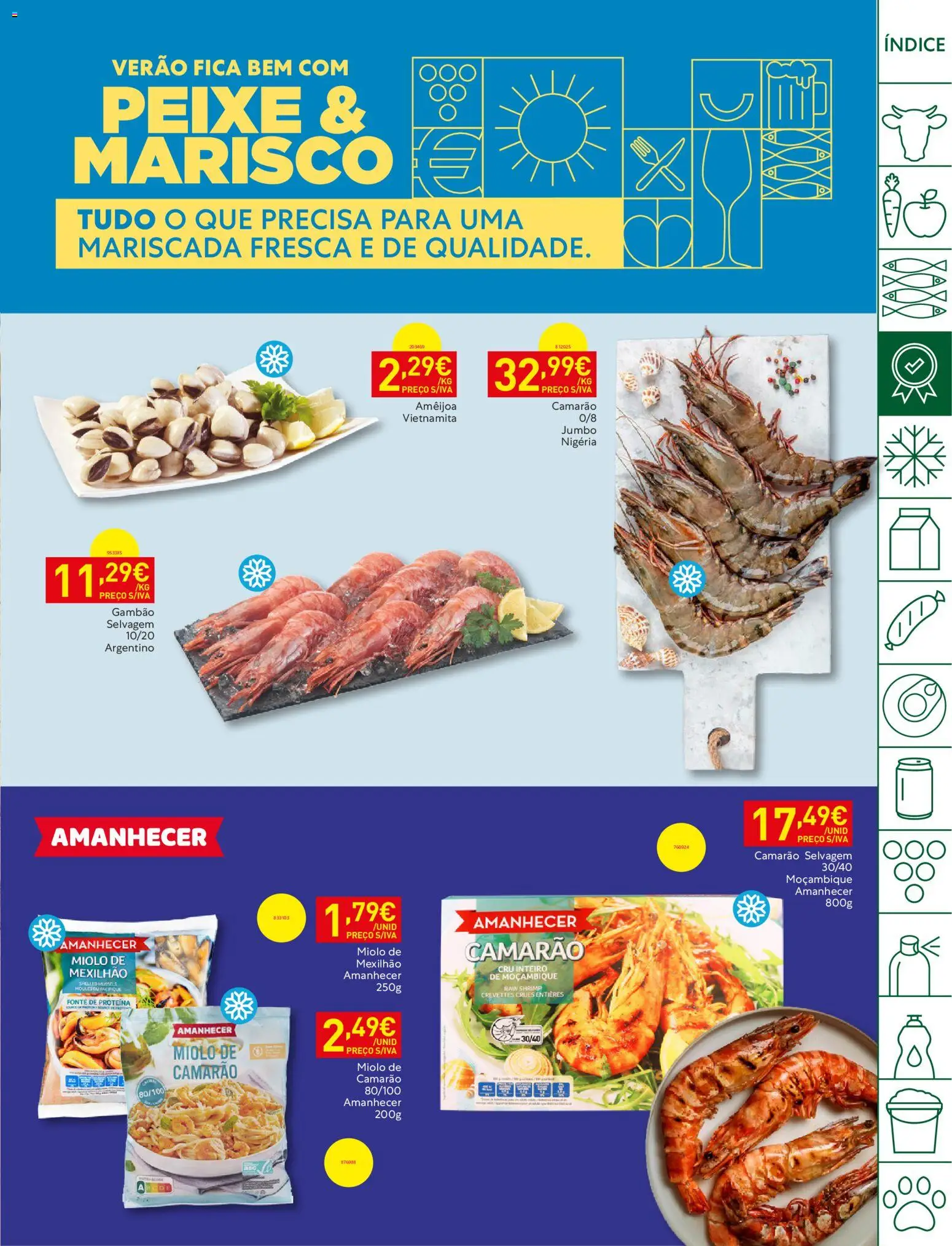 Recheio folheto Madeira │ válido de 25/08/2026 | Página: 9 | Produtos: Camarão, Peixe, Proteina