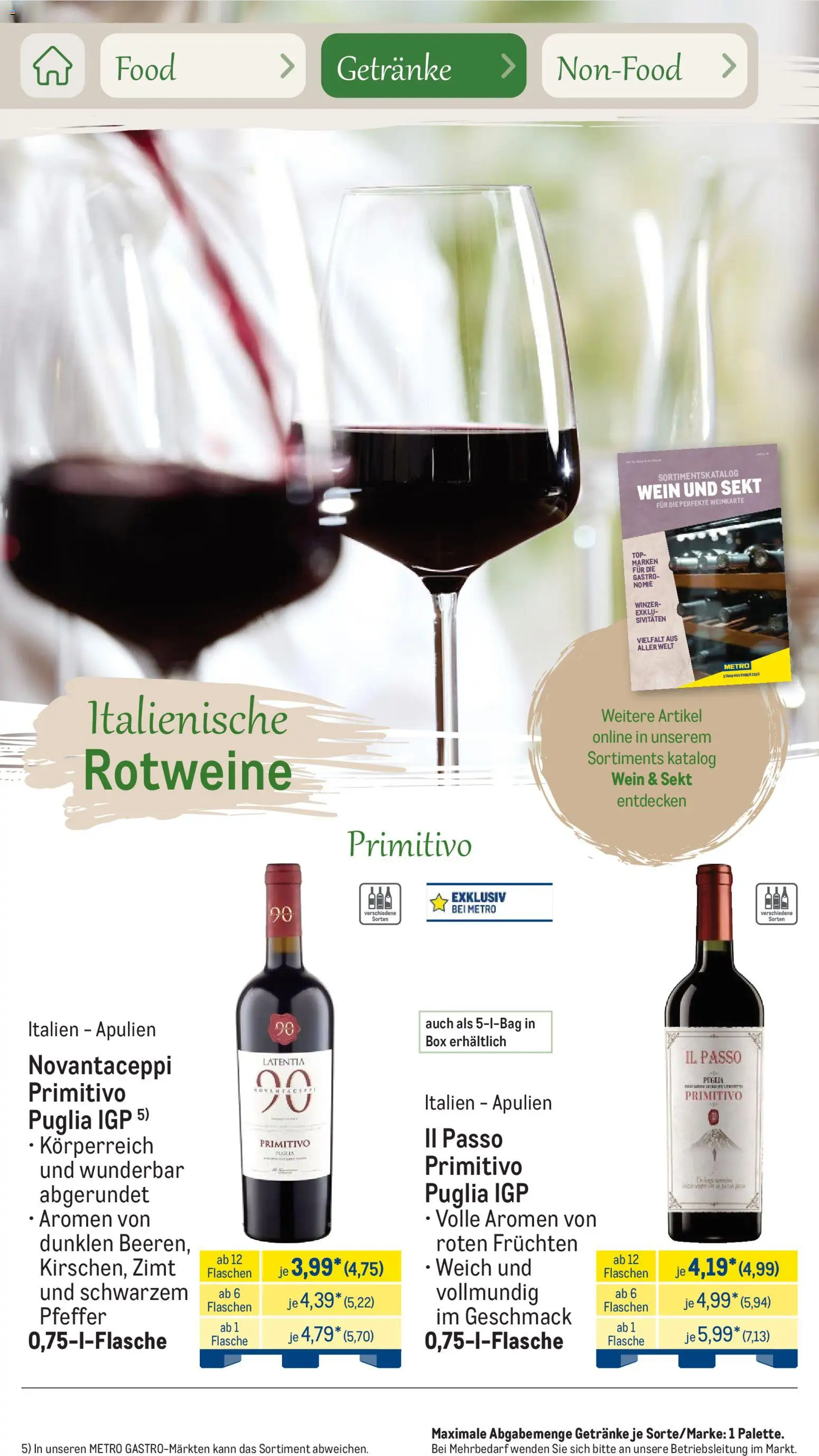Metro Saisonkatalog Outdoor Dining – gültig ab 01.06.2026 | Seite: 53 | Produkte: Top, Sekt, Box, Pfeffer