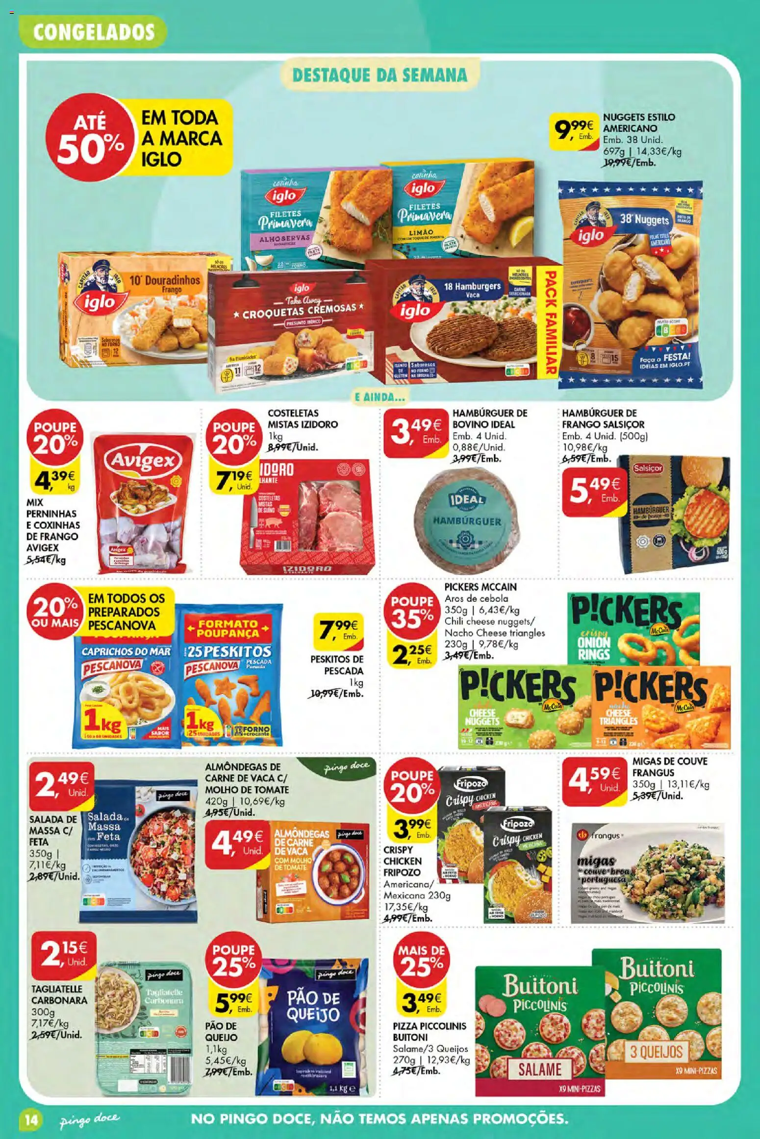 Pingo Doce Poupe Esta Semana Açores │ válido de 10/09/2026 | Página: 14 | Produtos: Frango, Salame, Carne, Couve