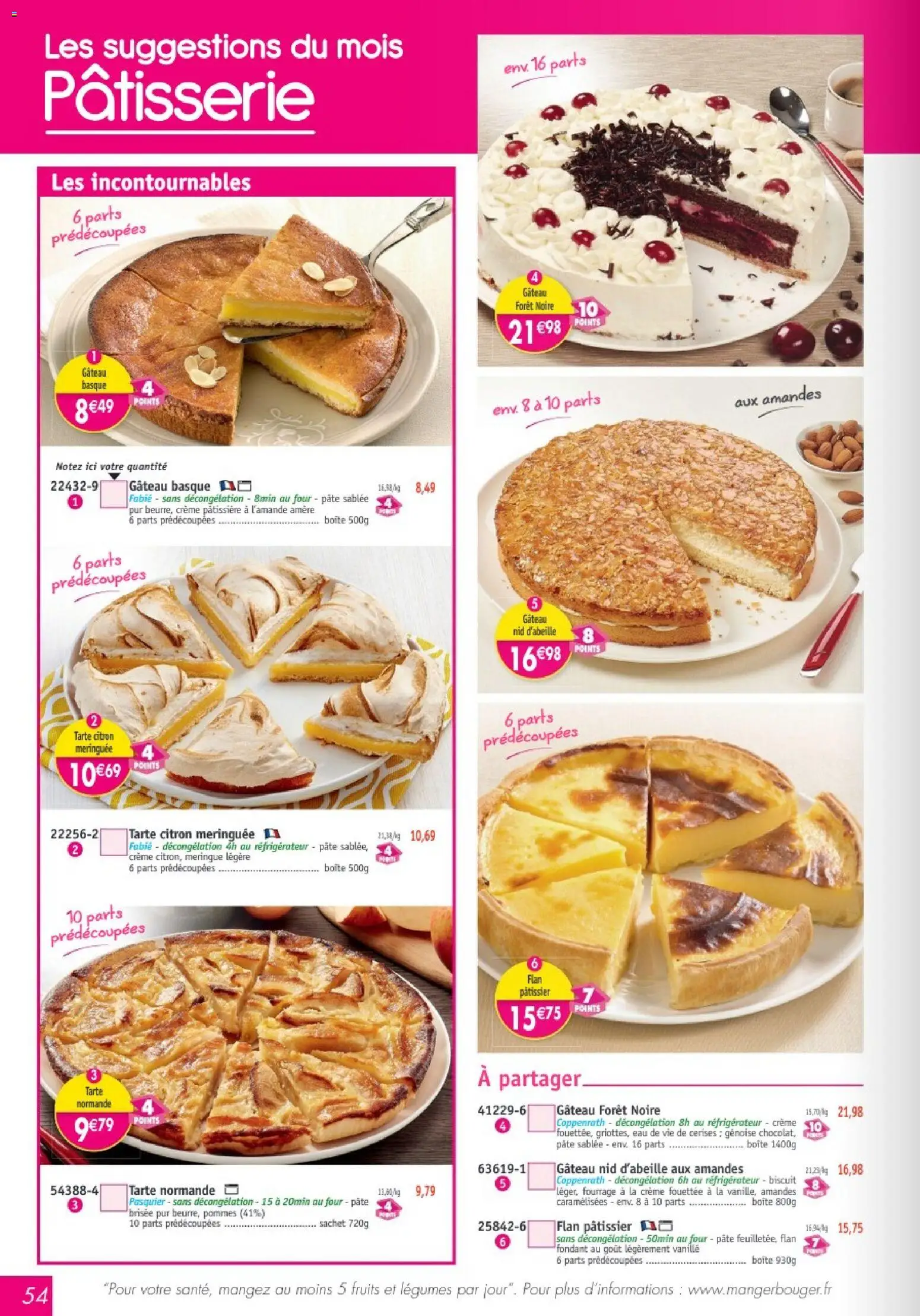 {H1} | Page: 54 | Produits: Citron, Réfrigérateur, Gâteau, Crème fouettée