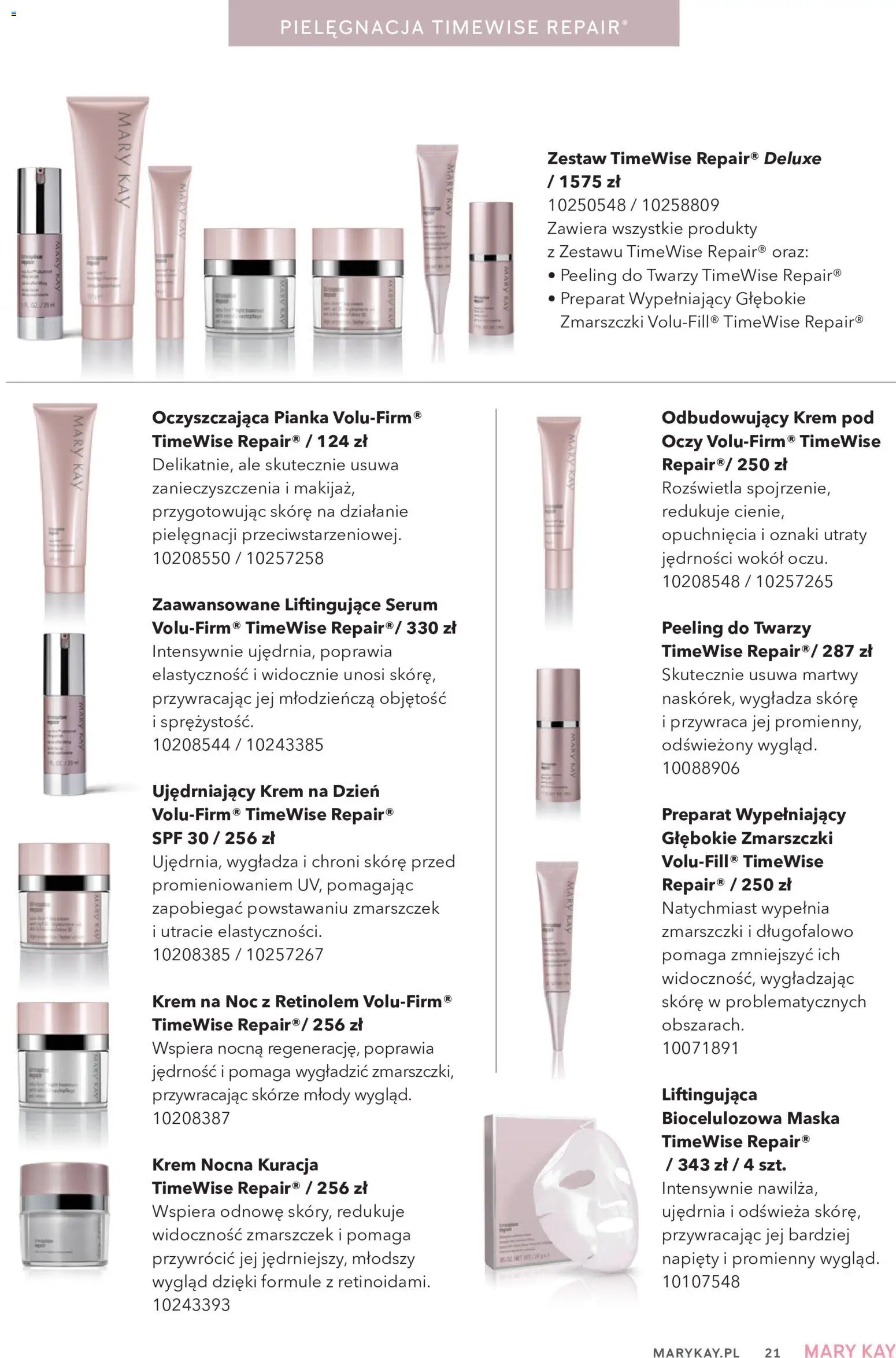 Mary Kay Katalog od 15.07.2026 | Strona: 21 | Produkty: Maska, Peeling, Krem