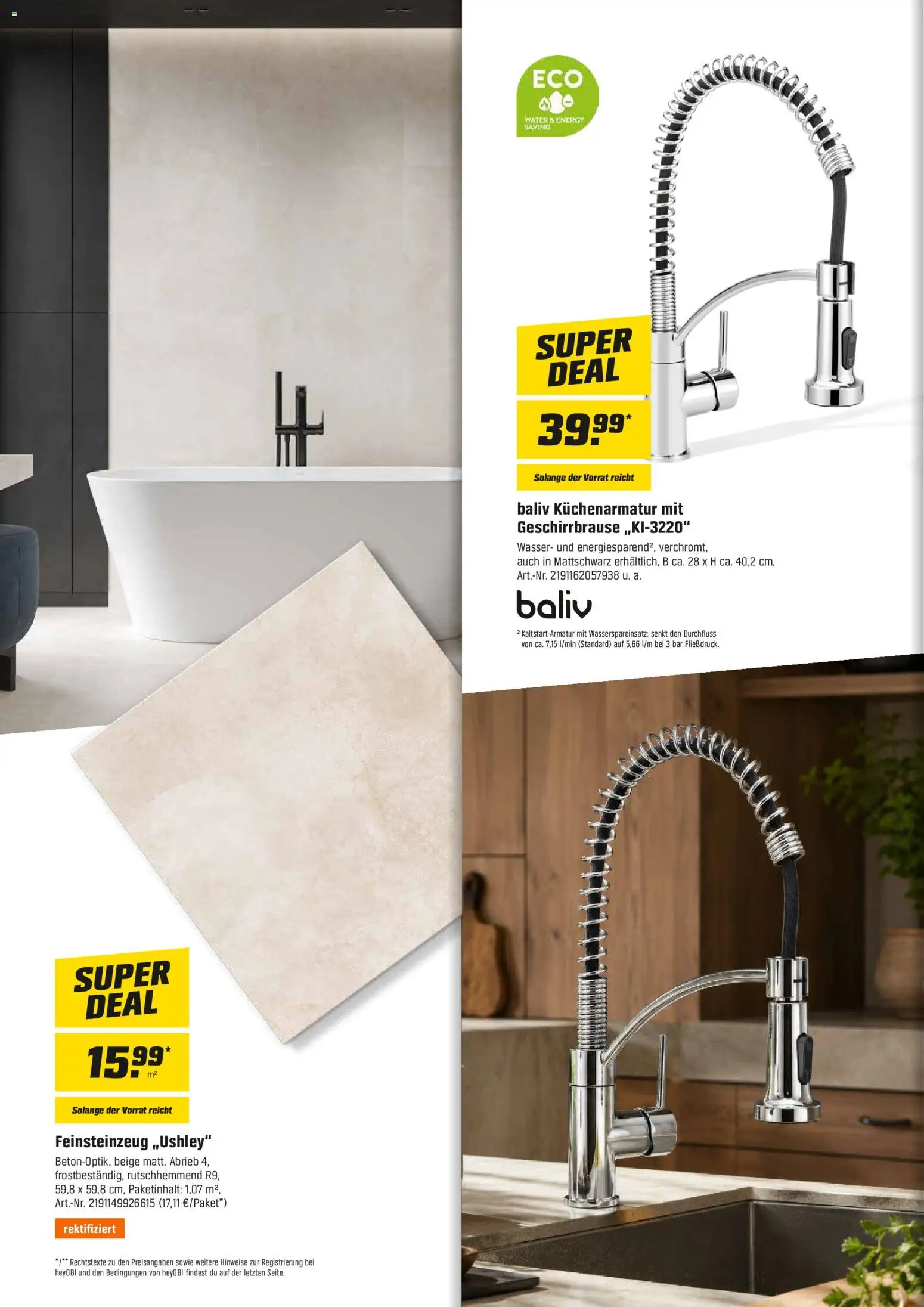 Obi Prospekt – gültig ab 01.09.2026 | Seite: 8 | Produkte: Wasser