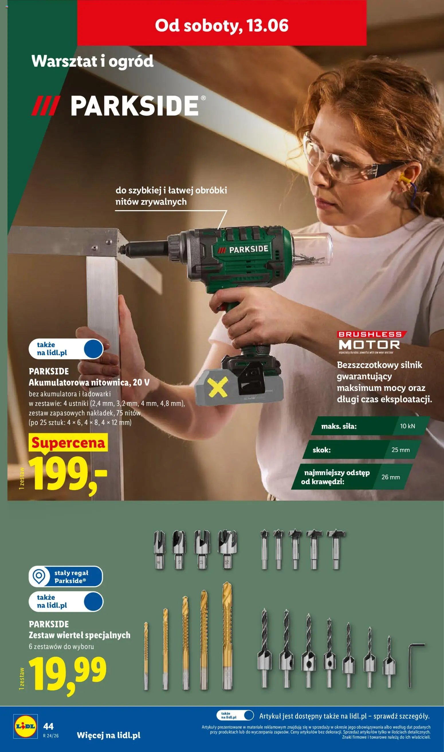 Lidl Polsko katalog od 08.06.2026 | Strana: 48 | Produkty: Parkside, Regál