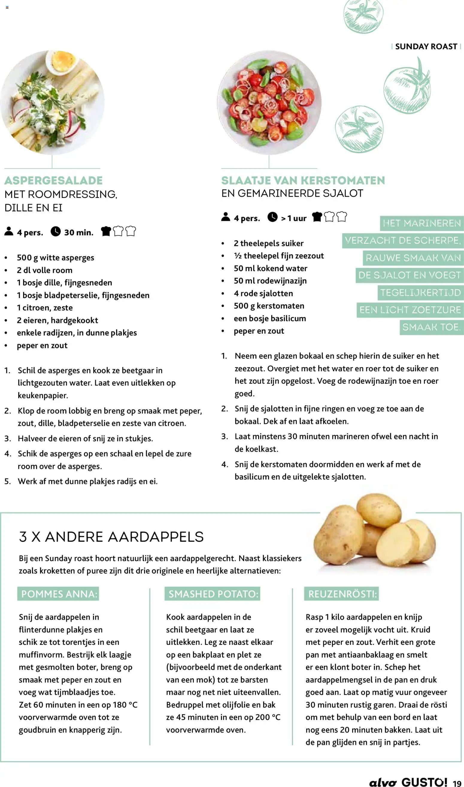{H1} | Pagina: 19 | Producten: Oven, Schep, Boter, Bord