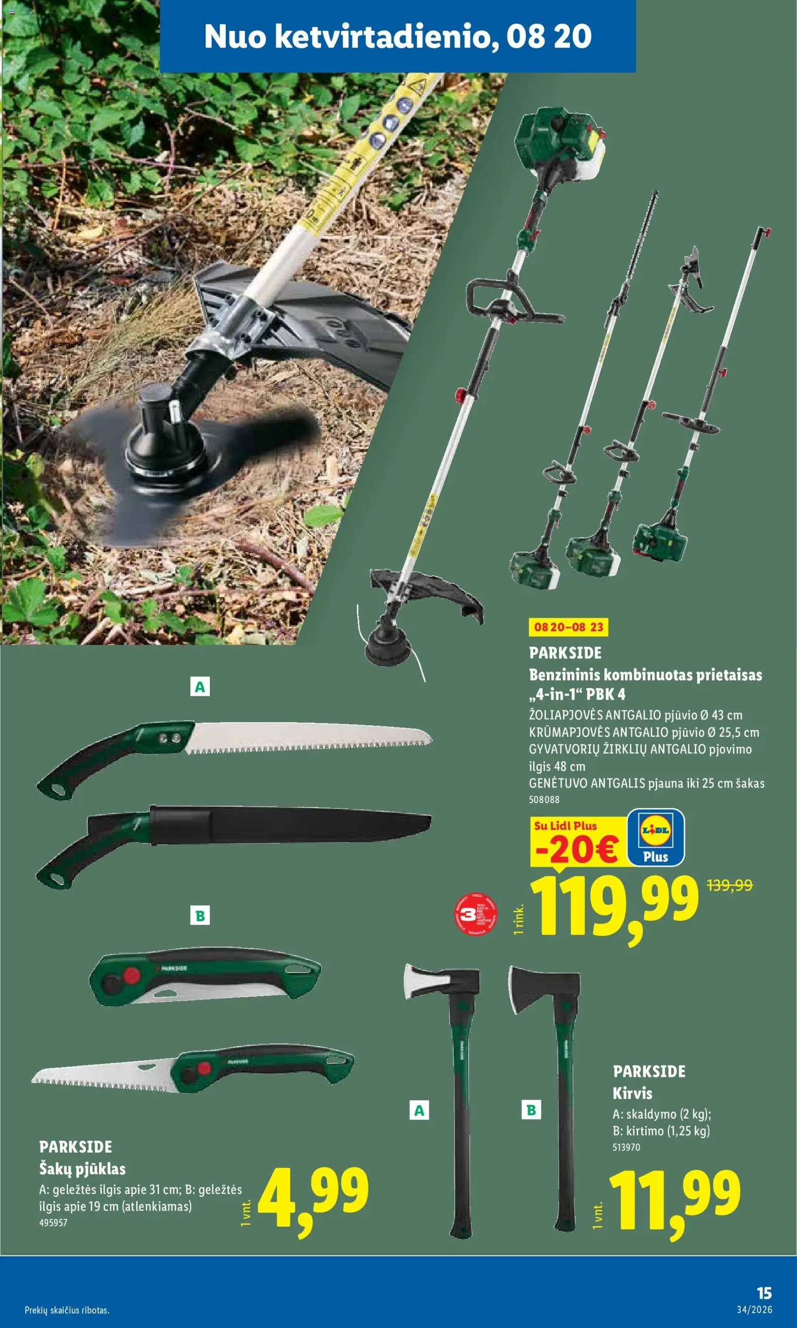 LIDL akcijos nuo 2026.08.17 | Puslapis: 15