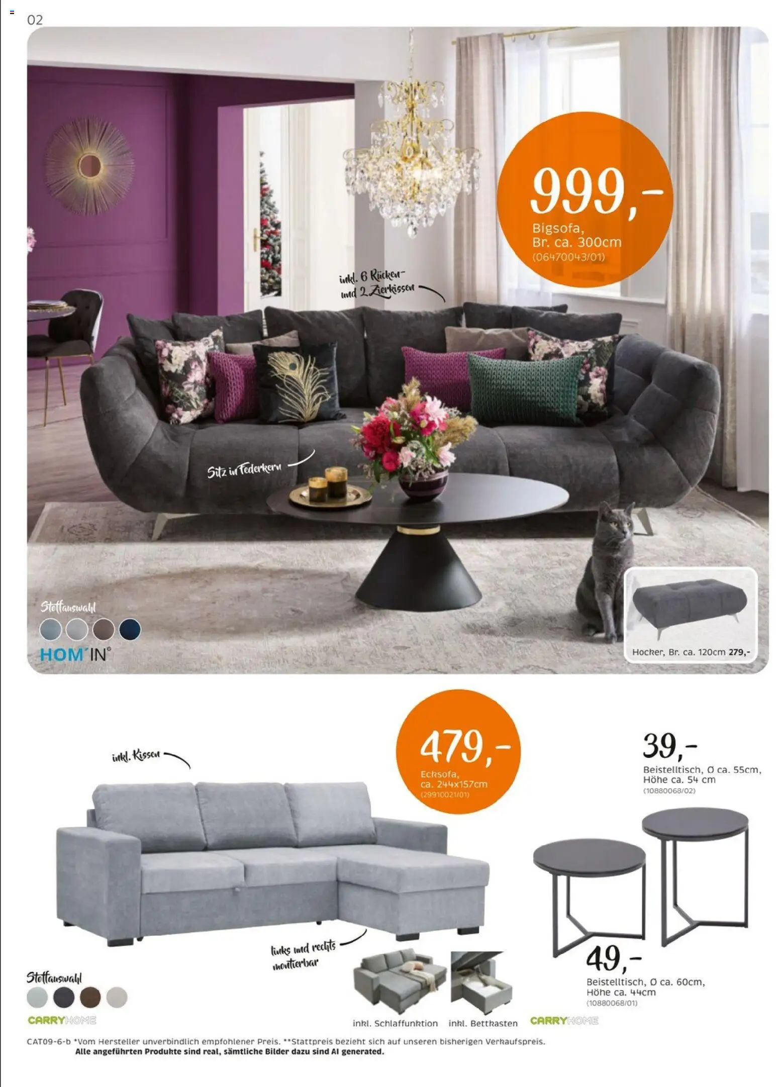 XXXLutz Carry Home gültig ab 08.09.2026 | Seite: 2 | Produkte: Kissen