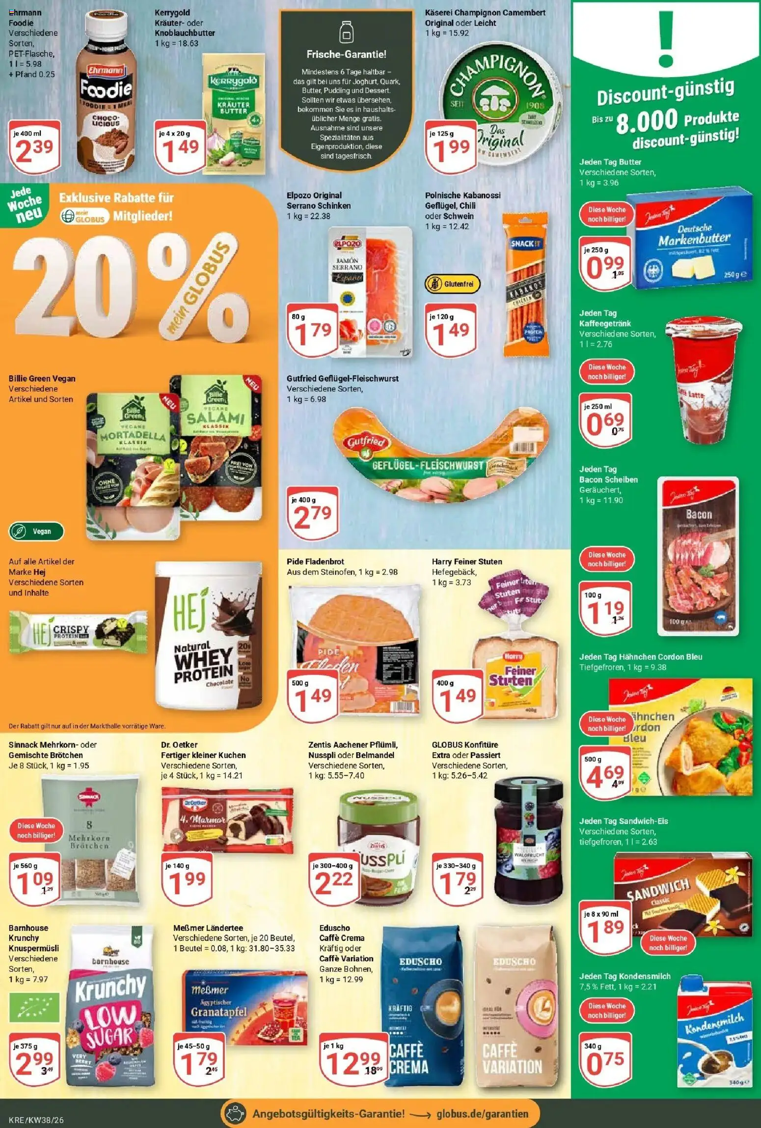 Globus Prospekt Krefeld (ab 14.09.2026) » Angebote online | Seite: 11 | Produkte: Butter, Spezialitäten, Camembert, Chili