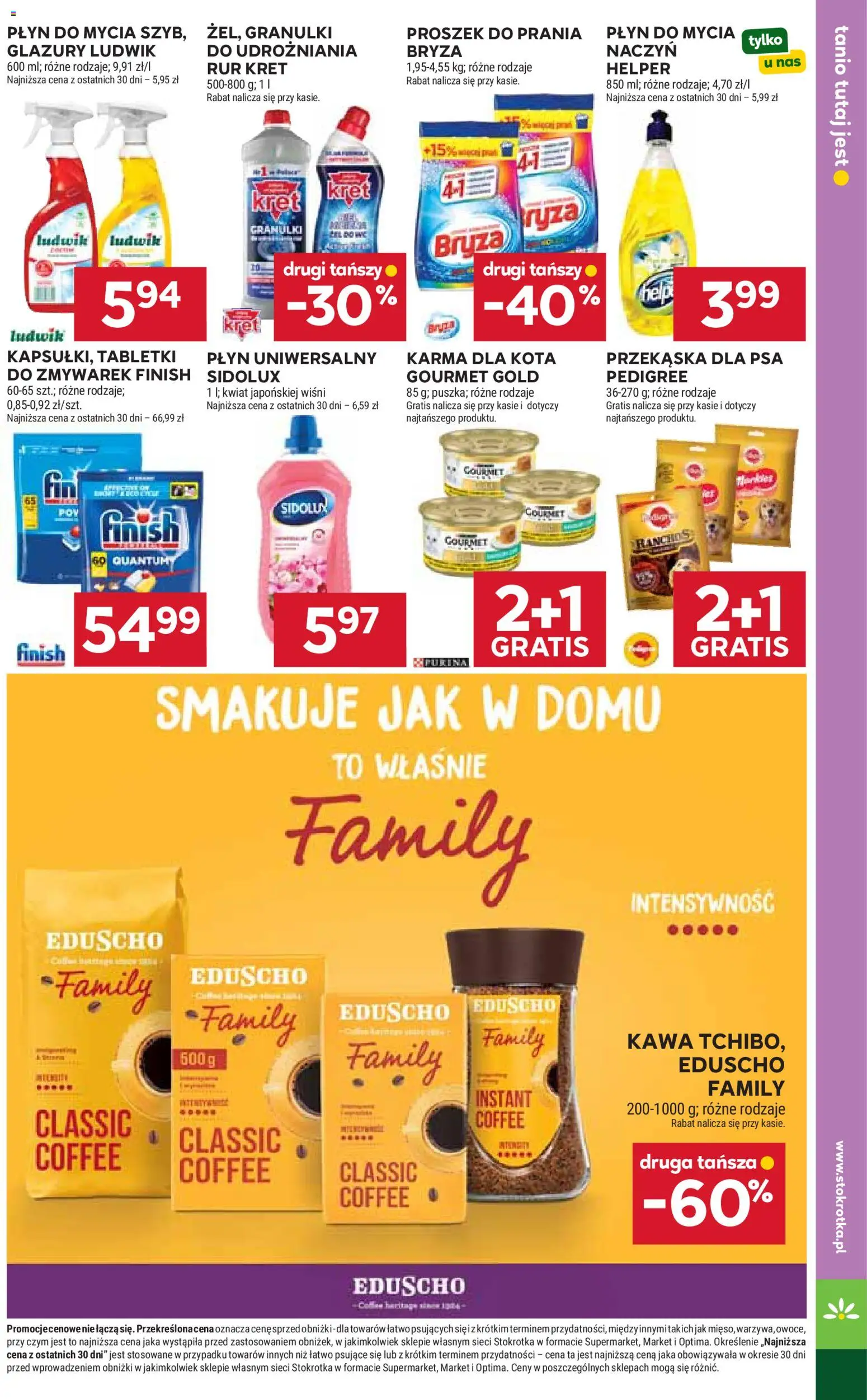 Stokrotka gazetka od 11.06.2026 | Strona: 49 | Produkty: Pedigree, Karma dla kota, Finish, Proszek do prania