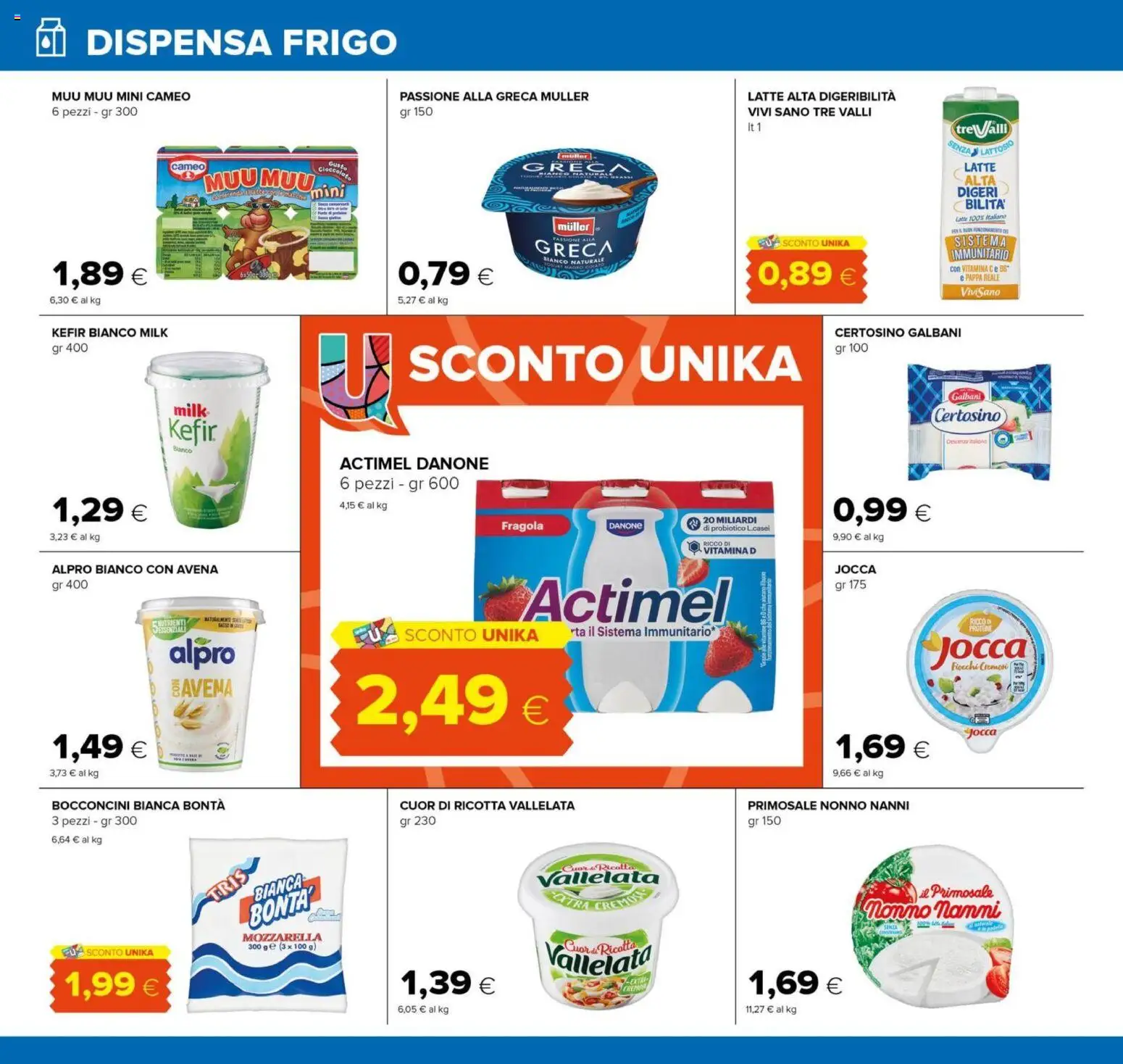 Volantino Oasi del 18.06.2026 | Pagina: 10 | Prodotti: Cioccolato, Fiocchi, Latte, Ricotta