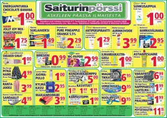Saiturinpörssi-mainoslehti voimassa 09/07/2026 alkaen