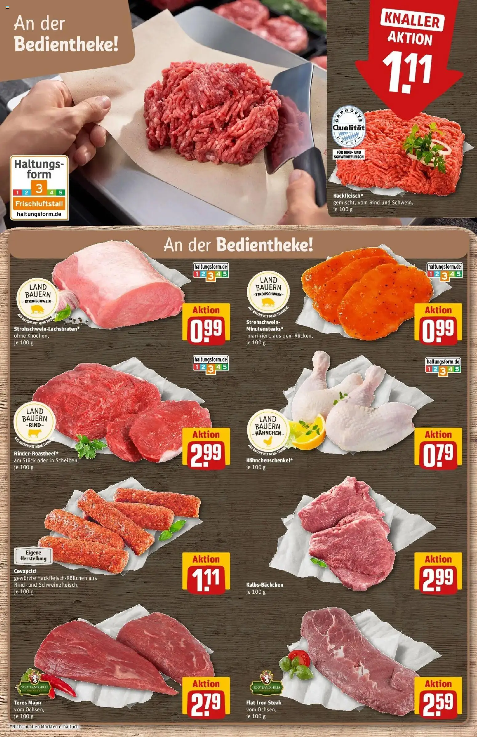Rewe Prospekt Pegnitz	 – gültig ab 20.04.2026 | Seite: 15 | Produkte: Hahnchen, Cevapcici, Schweinefleisch, Steak