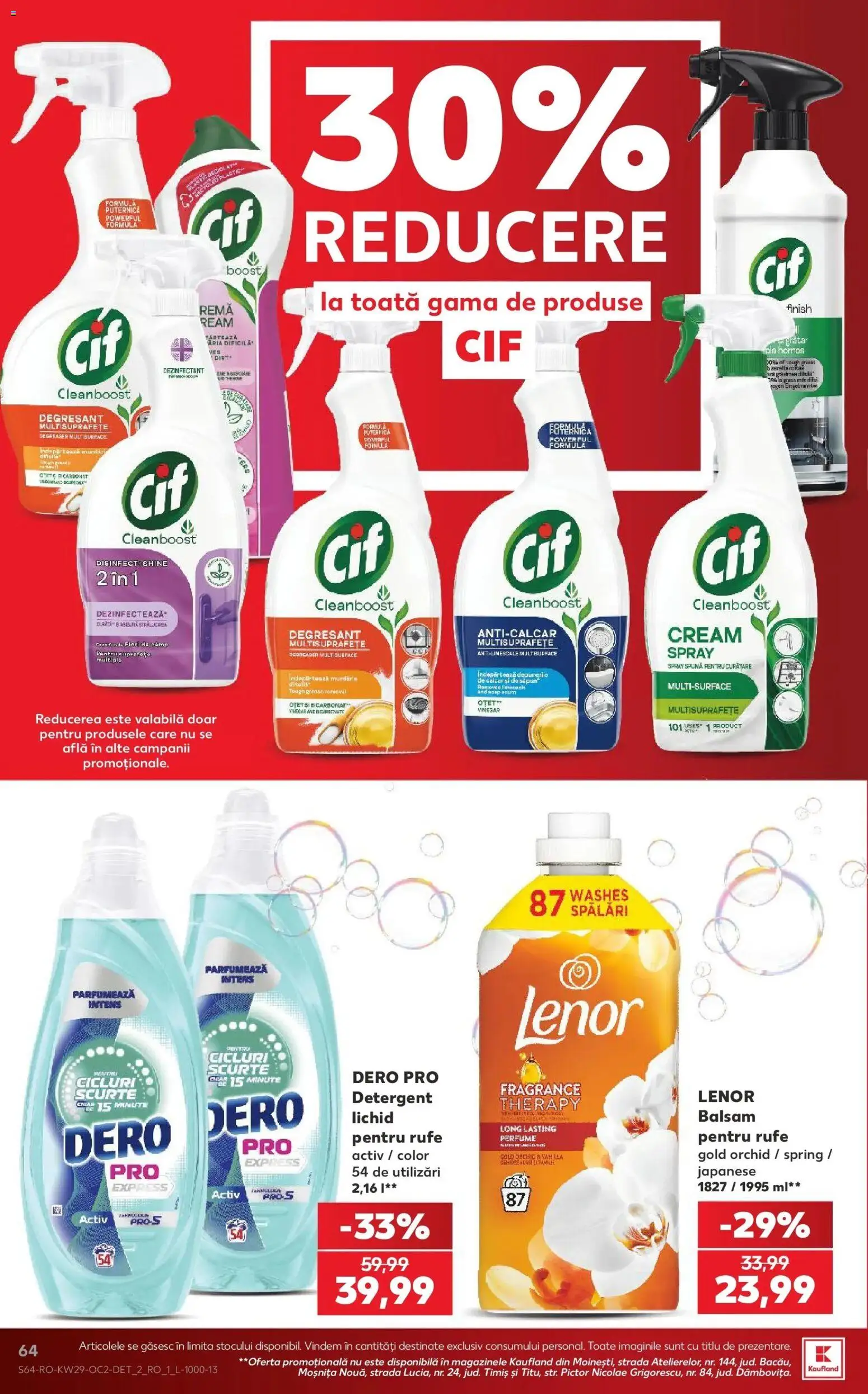 Noul catalog Kaufland – valabil de la 15.07.2026 | Pagină: 64 | Produse: Balsam, Detergent