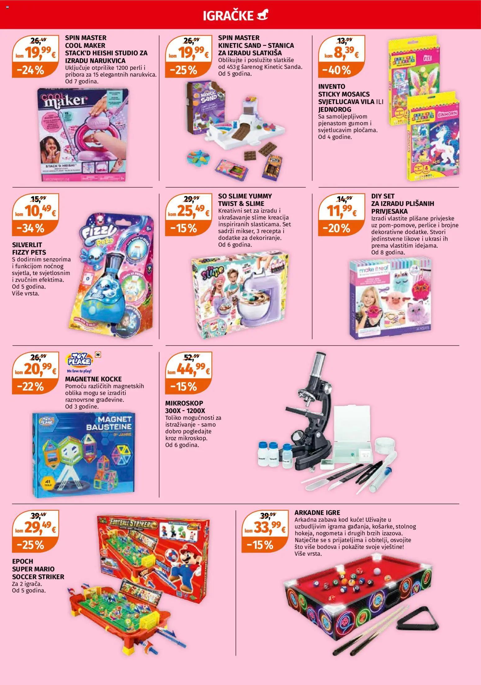 Müller katalog | vrijedi od 28.09.2026 | Stranica: 5 | Proizvodi: Narukvica, Igračke, Mikroskop, Super mario