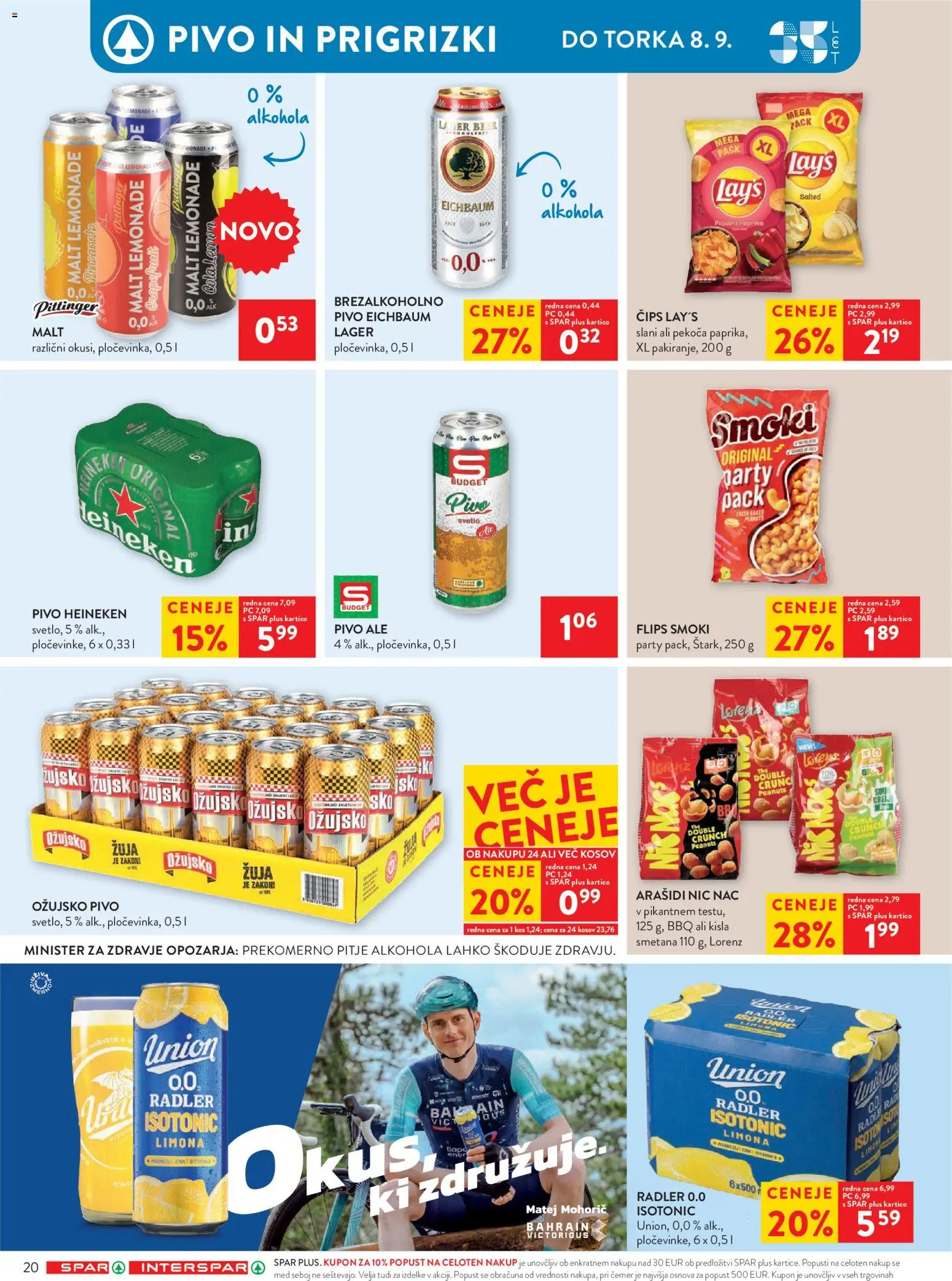 Novi Spar katalog ponudbe – veljaven od 02.09.2026 | Stran: 27 | Izdelki: Arašidi, Flips, Cips, Smetana