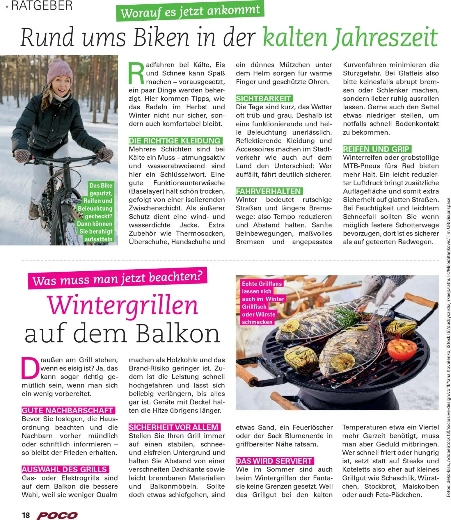 Poco Wohnwelt Winter 2025 – gültig ab 01.12.2025 | Seite: 18 | Produkte: Grill, Blumenerde, Wurst, Eis