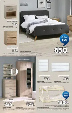 Pogląd oferty "JYSK gazetka" - ważna od 10.06.2026 | Strona: 10 | Produkty: Łóżko, Szafa, Komoda, Stolik nocny