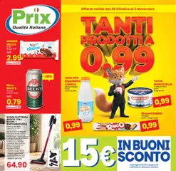 Anteprima del volantino Prix volantino Trento valido a partire dal 20/10/2026