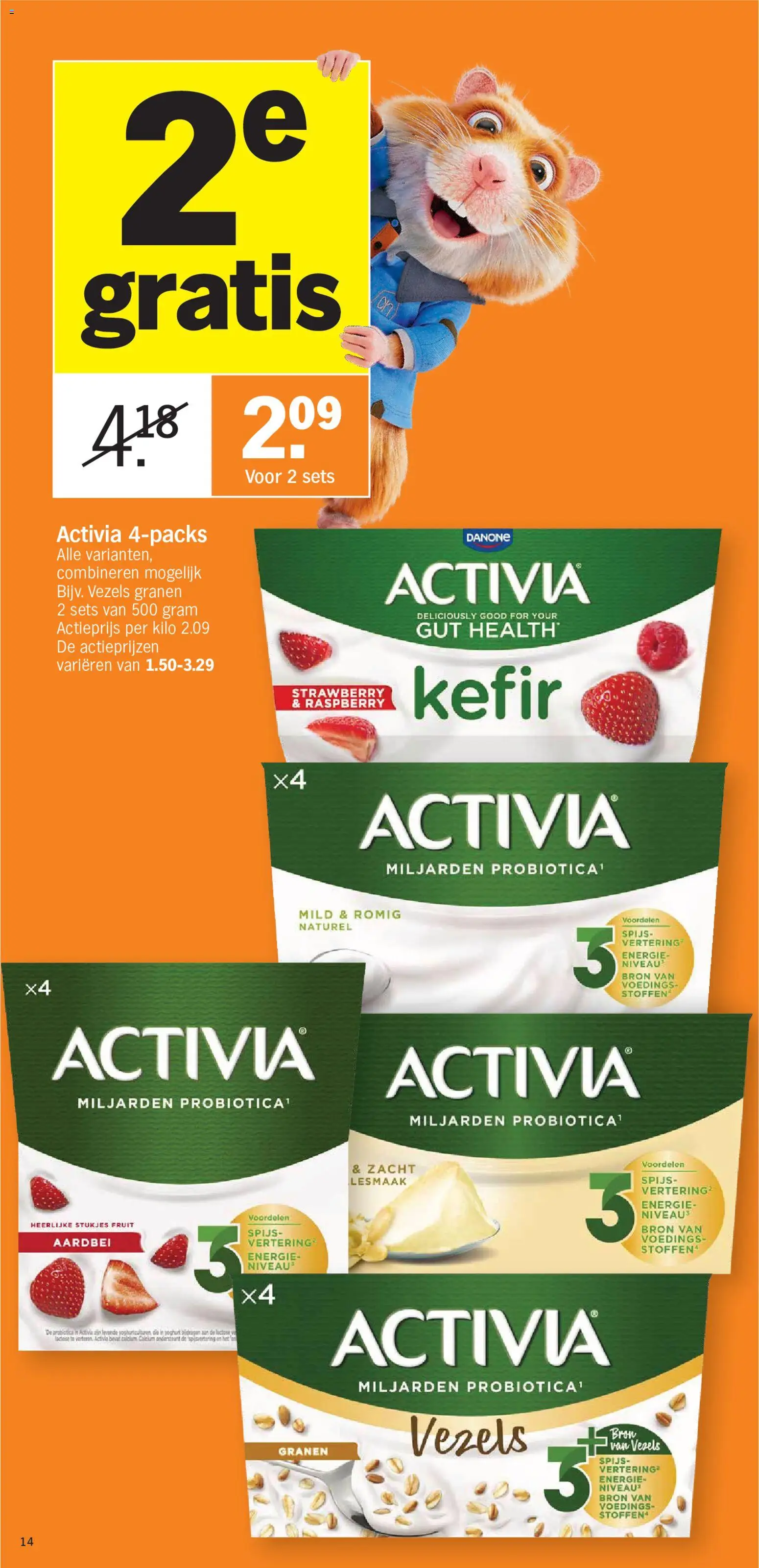 {H1} | Pagina: 14 | Producten: Granen, Fruit, Aardbei, Yoghurt