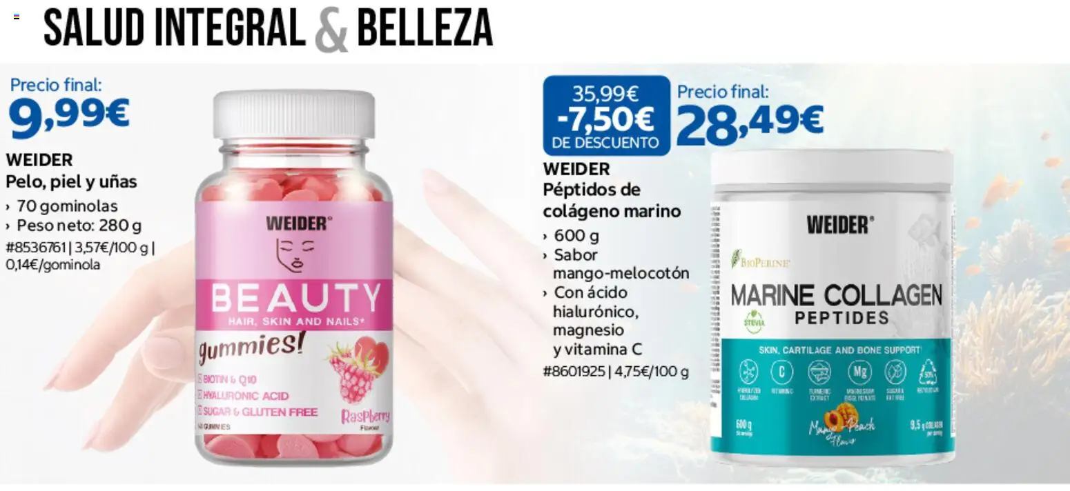 Costco Selección Weider │ válido desde el 28/09/2026 | Página: 5 | Productos: Peso