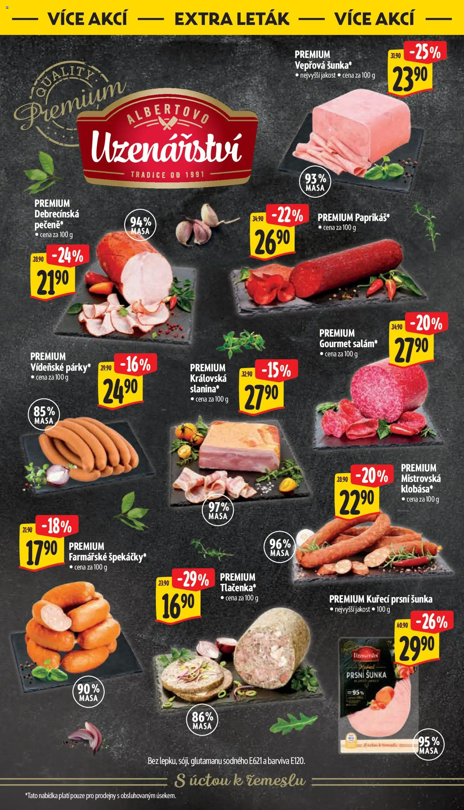 Albert leták - Supermarket Frenštát pod Radhoštěm od 30.09.2026 | Strana: 46 | Produkty: Gourmet, Šunka