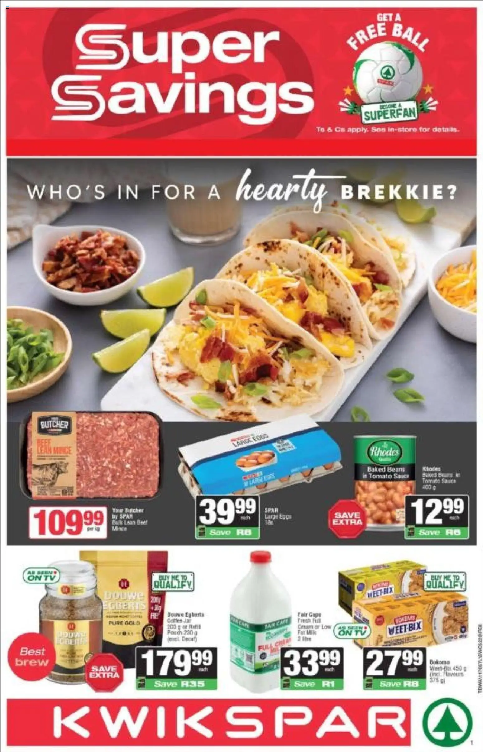 New KWIKSPAR catalogue – valid from 11.05.2026 | Page: 4 | Products: Beans, Baked beans, Tomato sauce, Sauce
