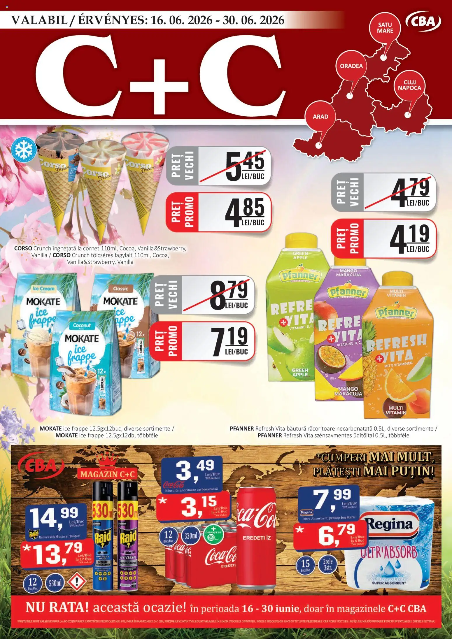 Noul catalog CBA – valabil de la 16.06.2026 | Pagină: 1 | Produse: Bucătărie, Rață, Apple, Înghețată