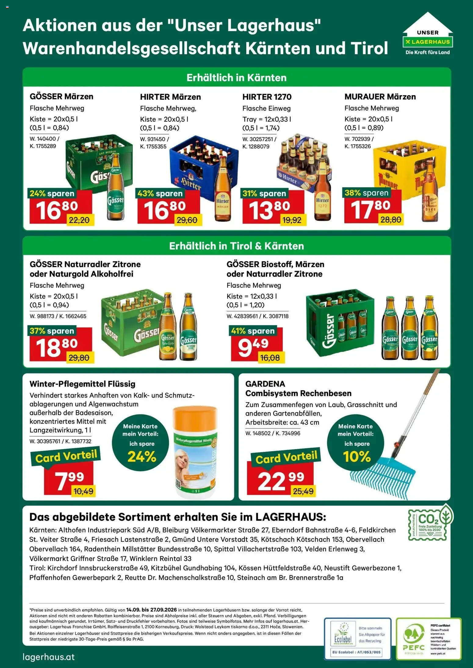 Lagerhaus - Wochen Angebote gültig ab 14.09.2026 | Seite: 8 | Produkte: Zitrone
