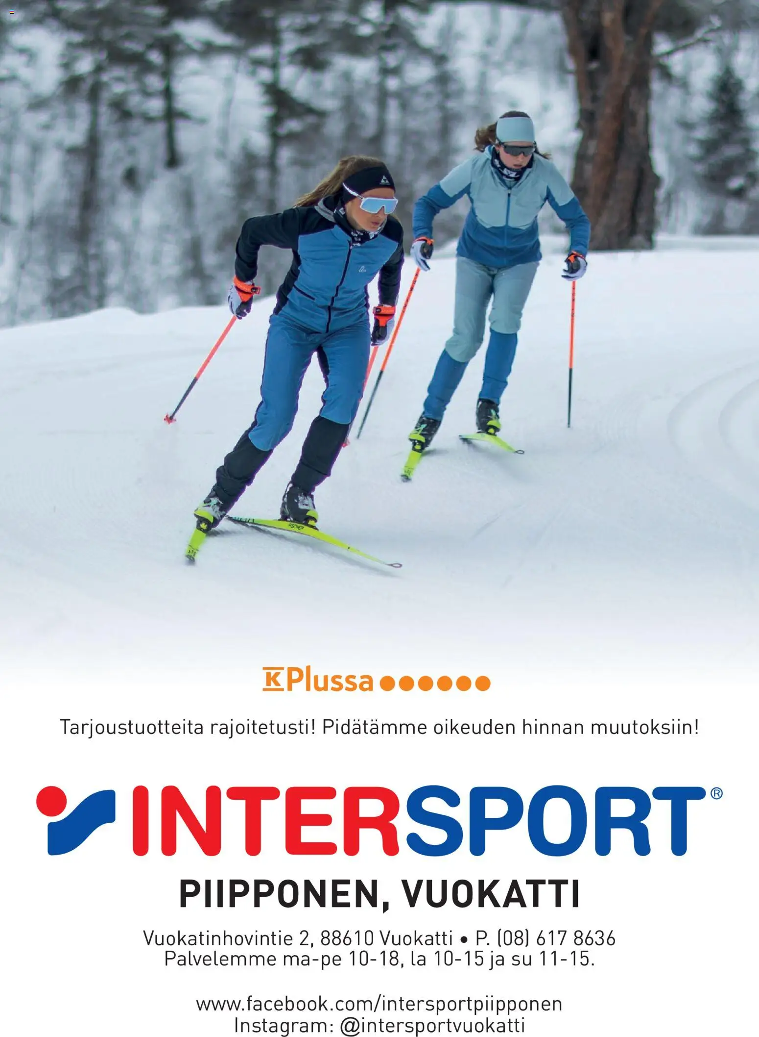Intersport Maastohiihtokuvasto Vuokatti – voimassa 12/10/2026 alkaen | Sivu: 46