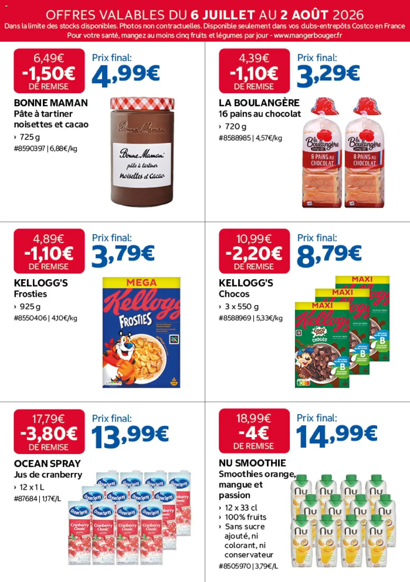 {H1} | Page: 11 | Produits: Sucre, Orange, Noisettes, Chocolat