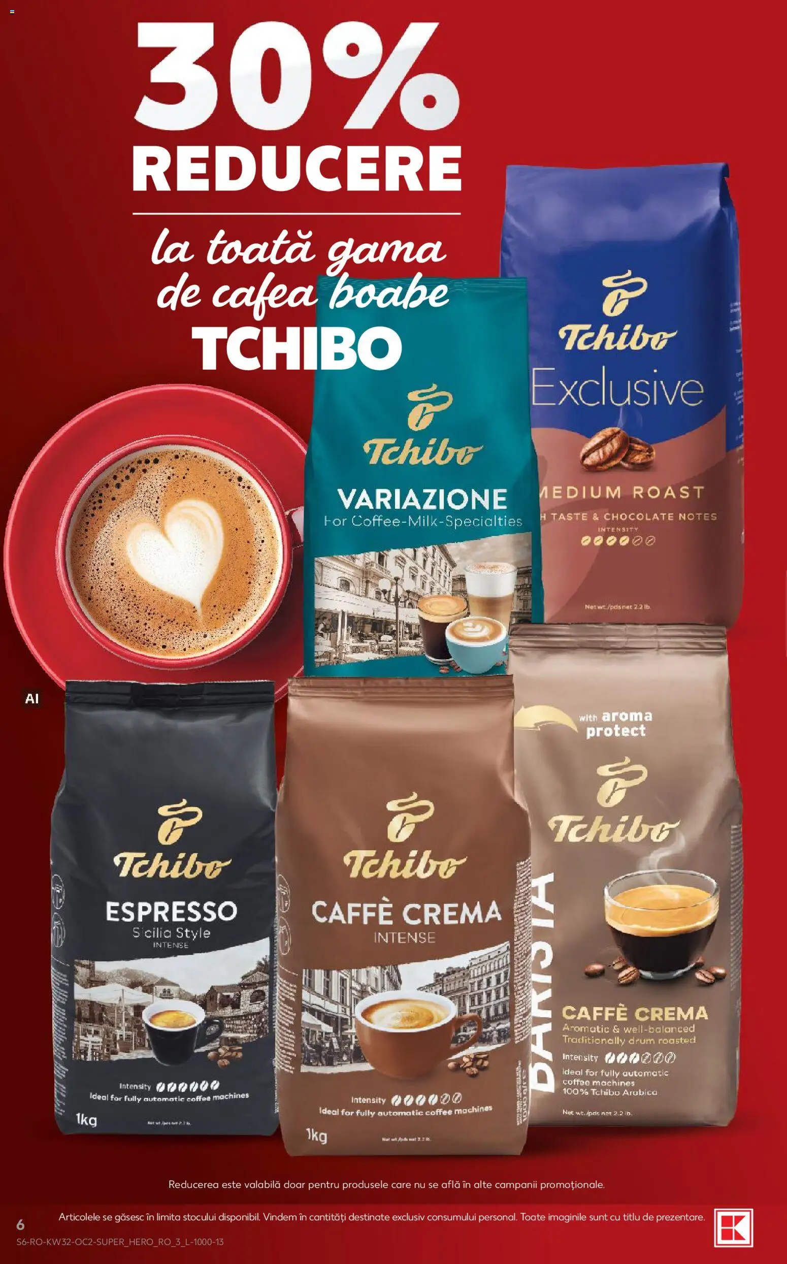 Noul catalog Kaufland – valabil de la 05.08.2026 | Pagină: 6 | Produse: Delgeç, Cremă, Cafea