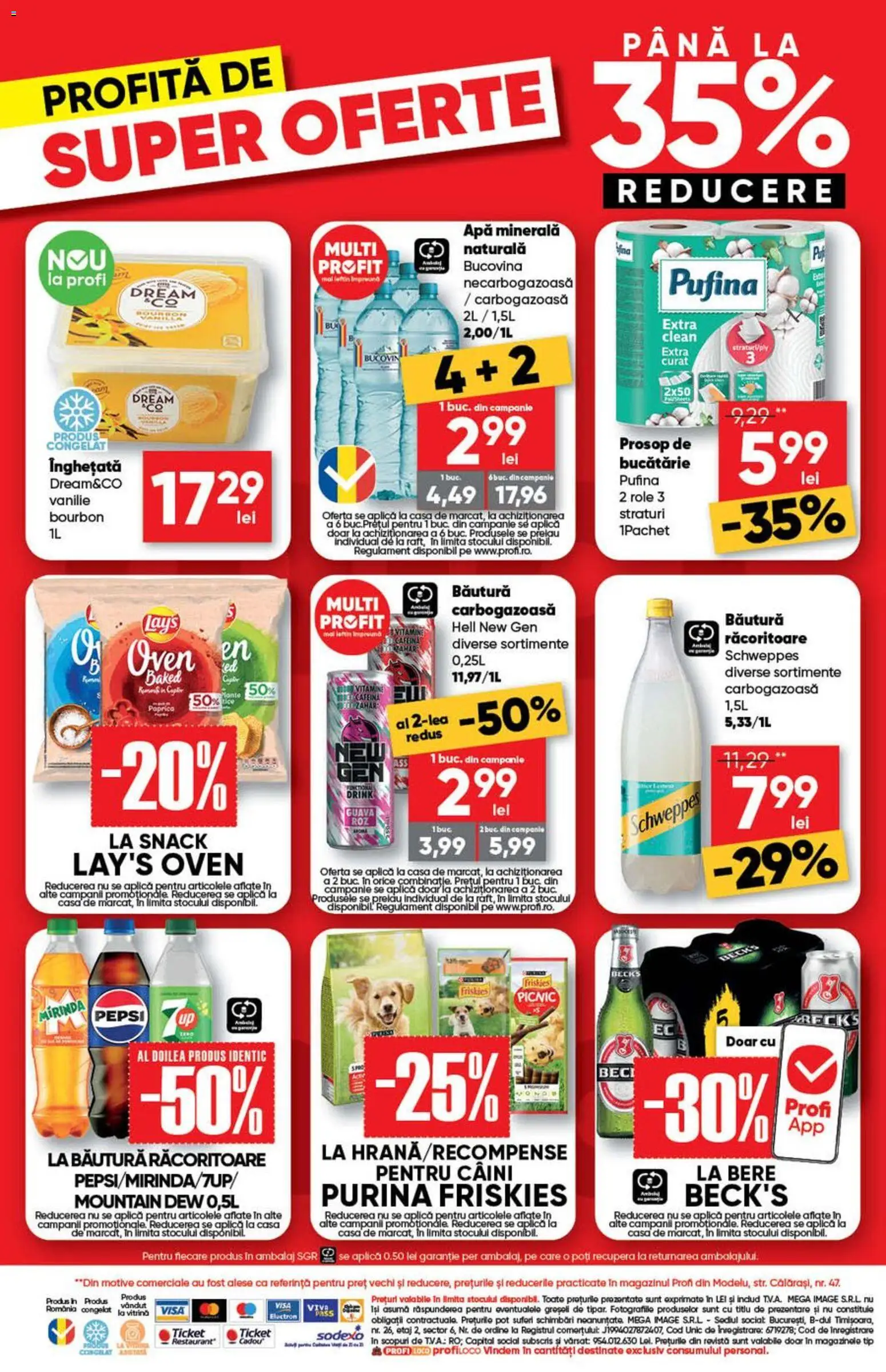 Noul catalog Profi – valabil de la 27.05.2026 | Pagină: 15 | Produse: Yazı tahtası kalemi, Bucătărie, Role, Înghețată