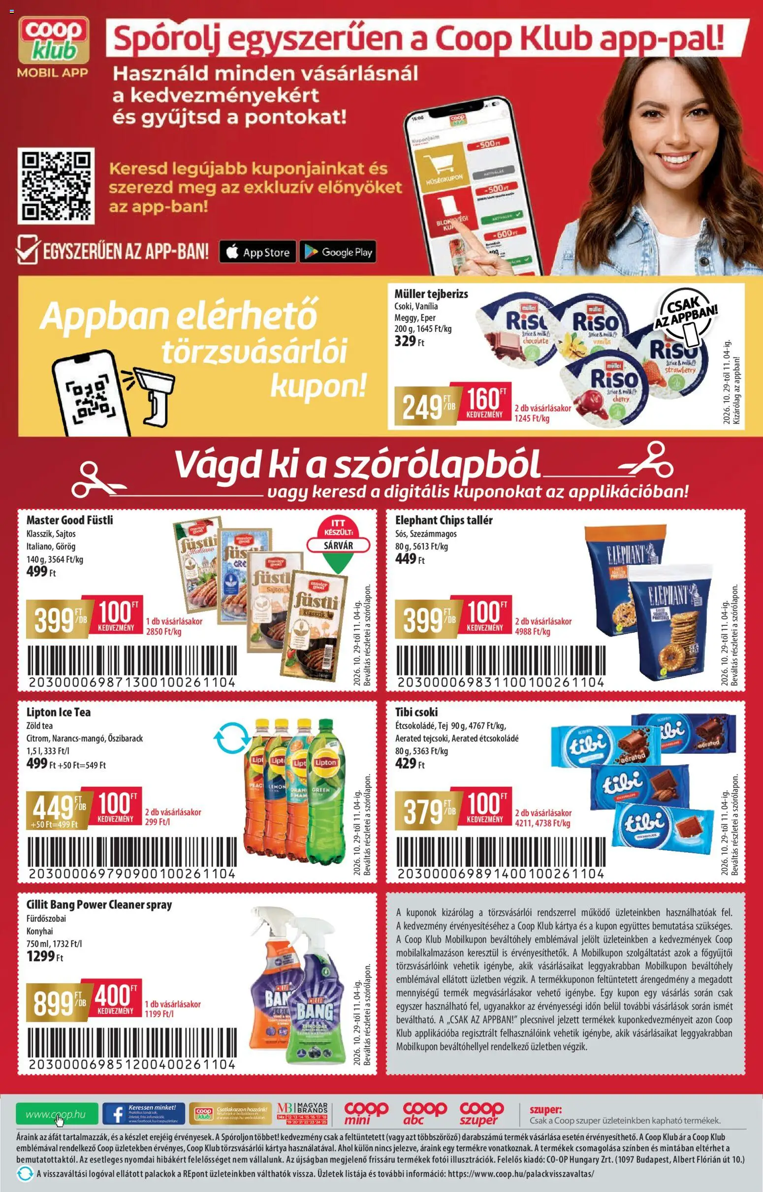 COOP akciós ujság - amely érvényes a következő dátumtól: 2026.10.29. | Oldal: 16