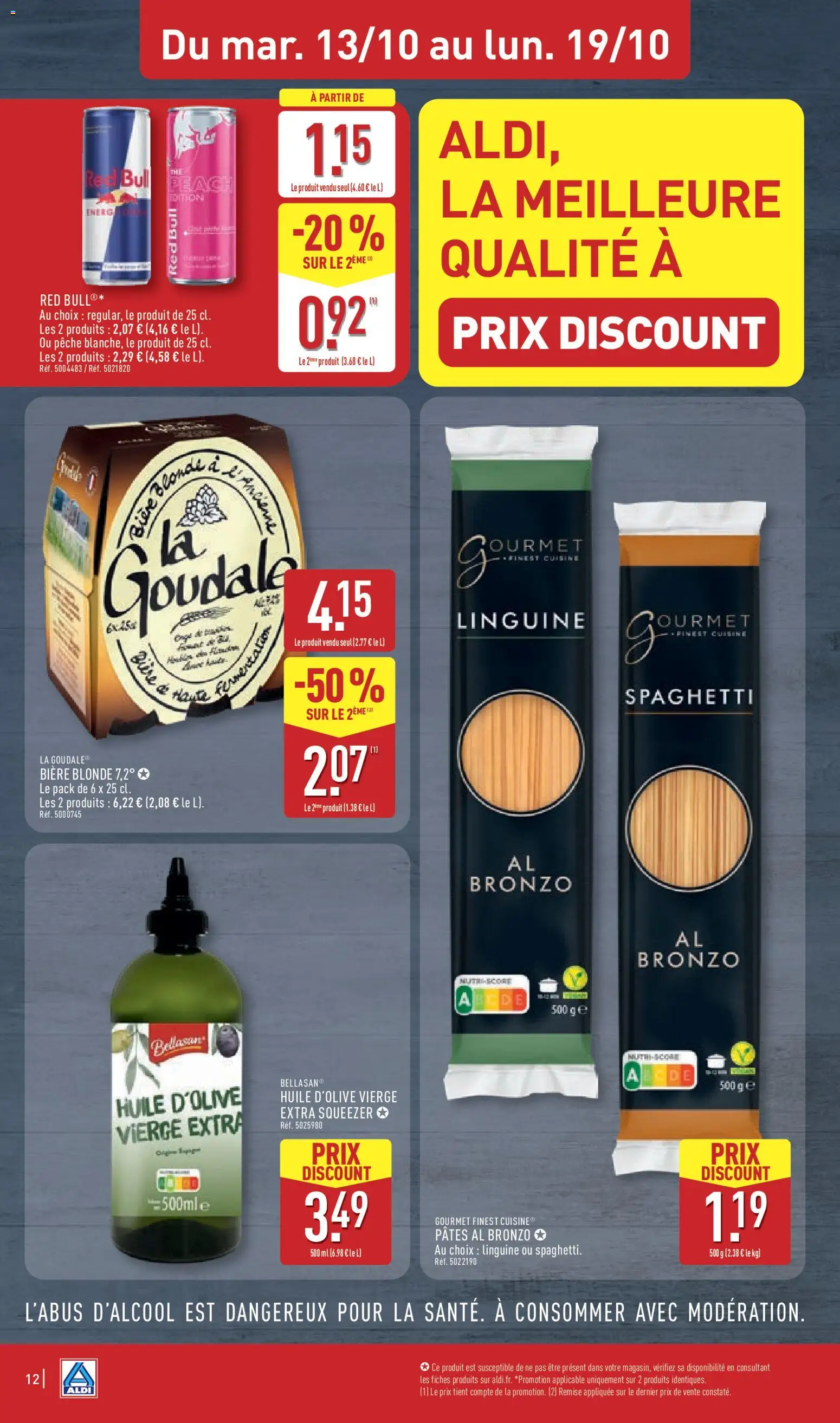 {H1} | Page: 14 | Produits: Huile d'olive vierge, Pêche, Huile, Pâtes