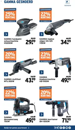 GAMMA Gereedschapspecial - Voorbeeld van een folder van GAMMA, geldig van 06.05.2026 | Pagina: 29 | Producten: Slijper, Jeu de go