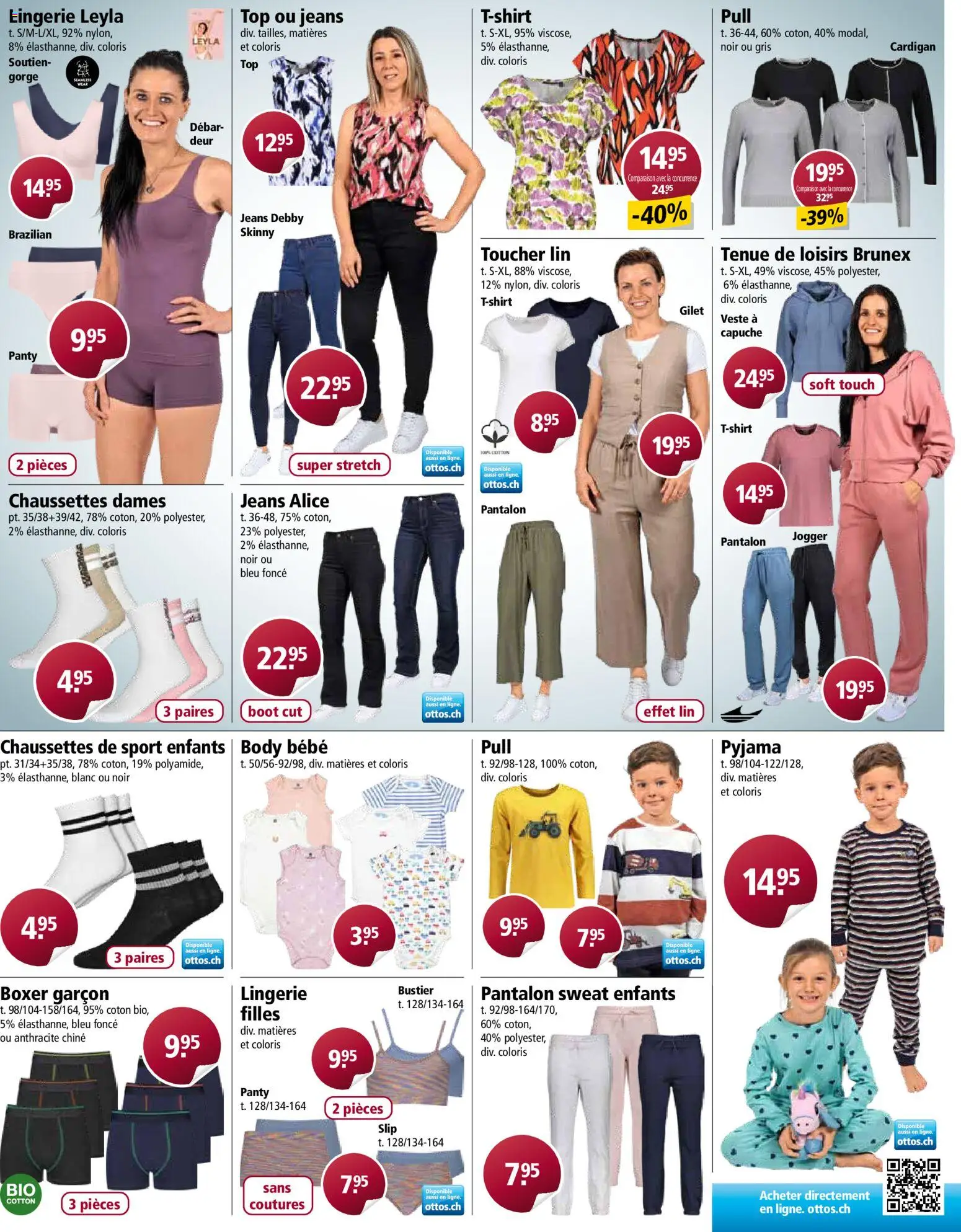 Otto's aktionen FR – gültig ab 04.08.2026 | Seite: 7 | Produkte: Pyjama, Boxer, Jeans, Top